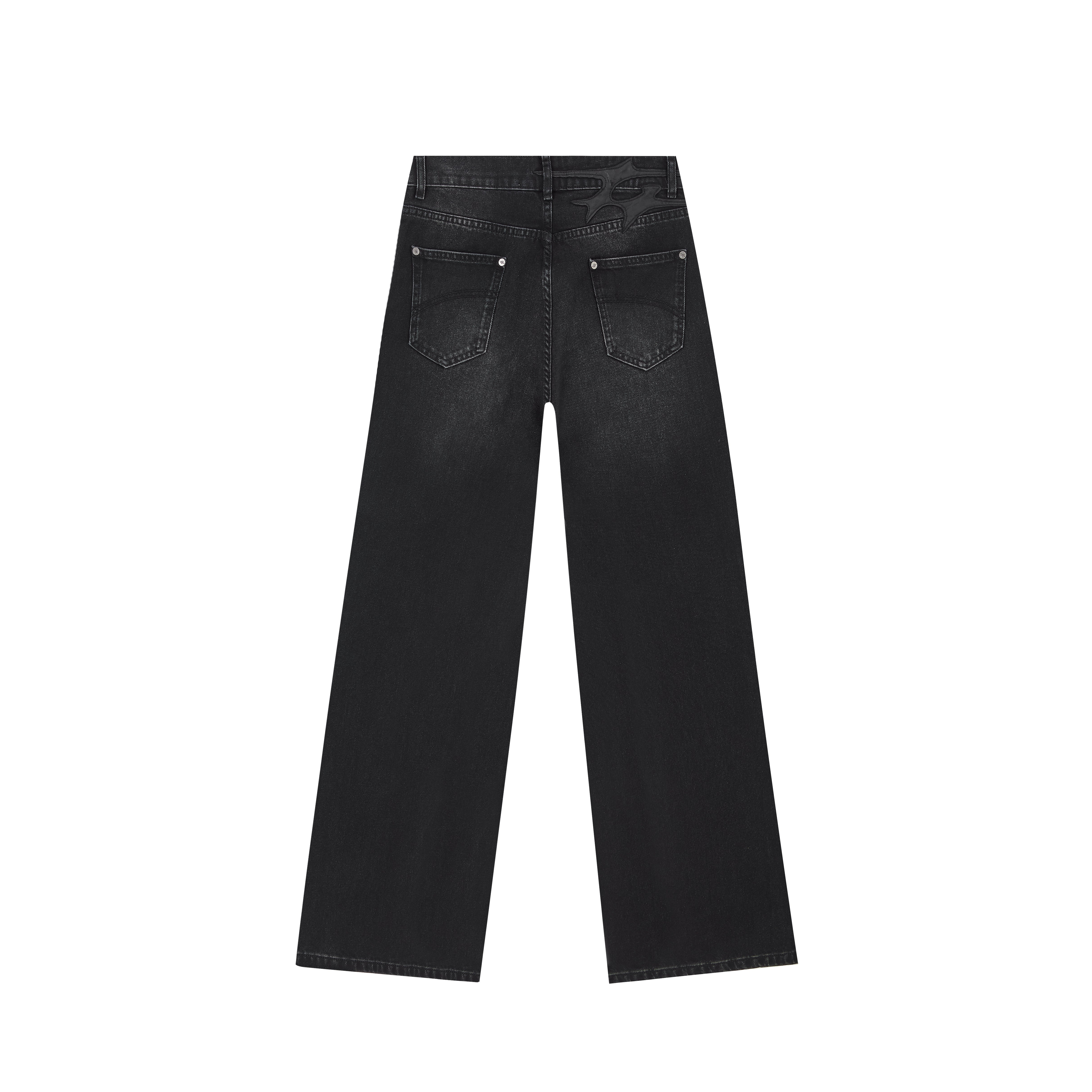SKIN DENIM WASHED BLACK