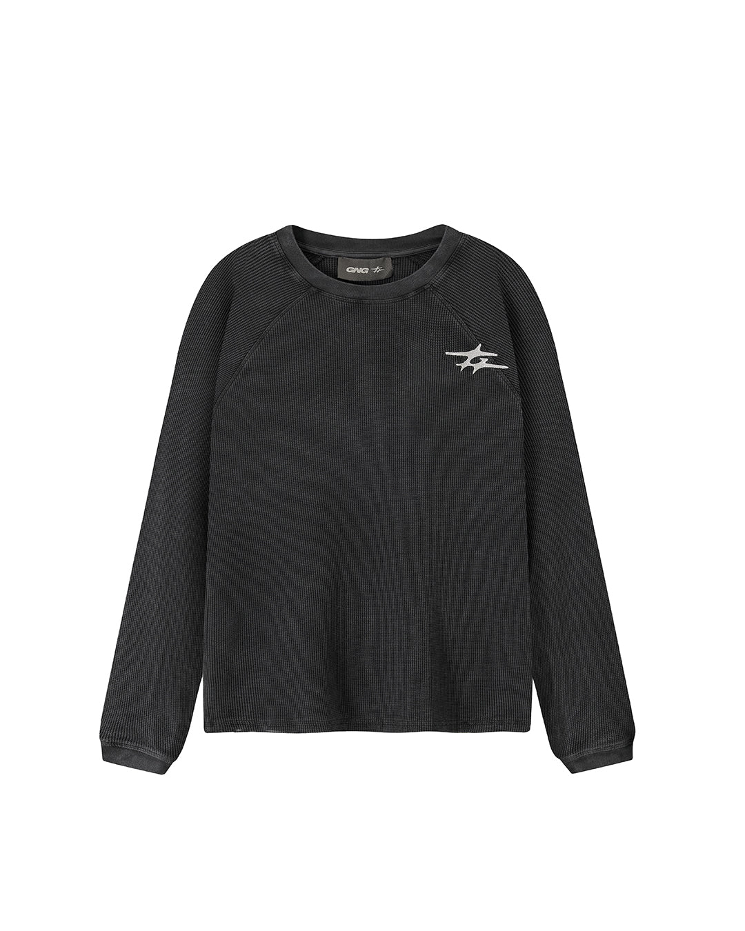 THERMAL WAFFLE LONGSLEEVE CHARCOAL