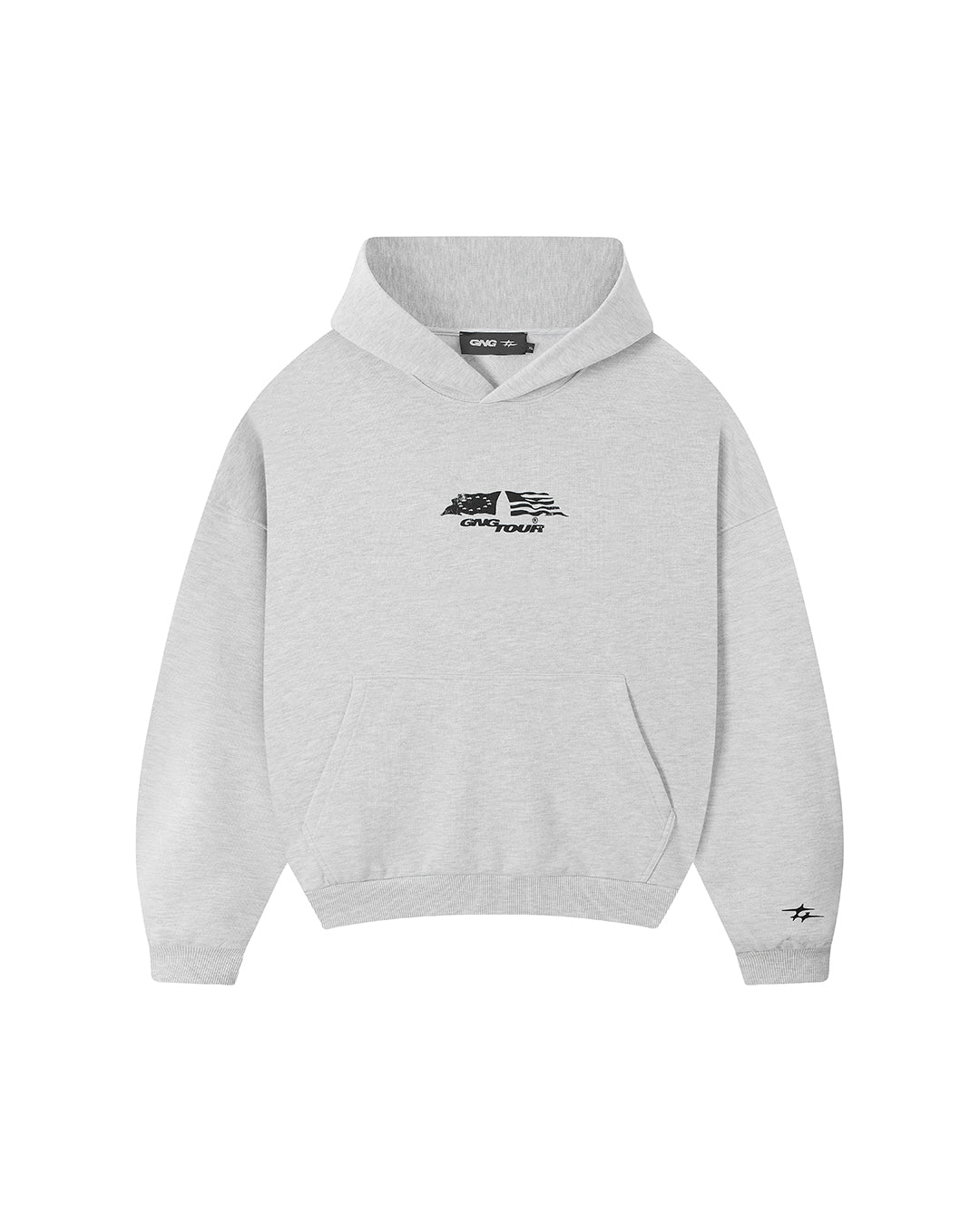 NO PAIN HOOD GREY MELANGE