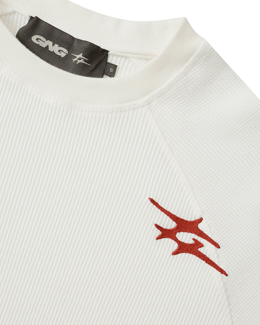 THERMAL WAFFLE LONGSLEEVE WHITE