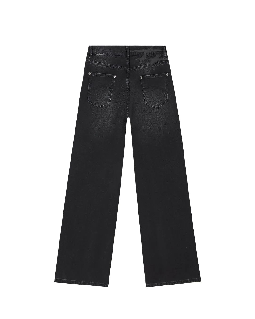 SKIN DENIM WASHED BLACK