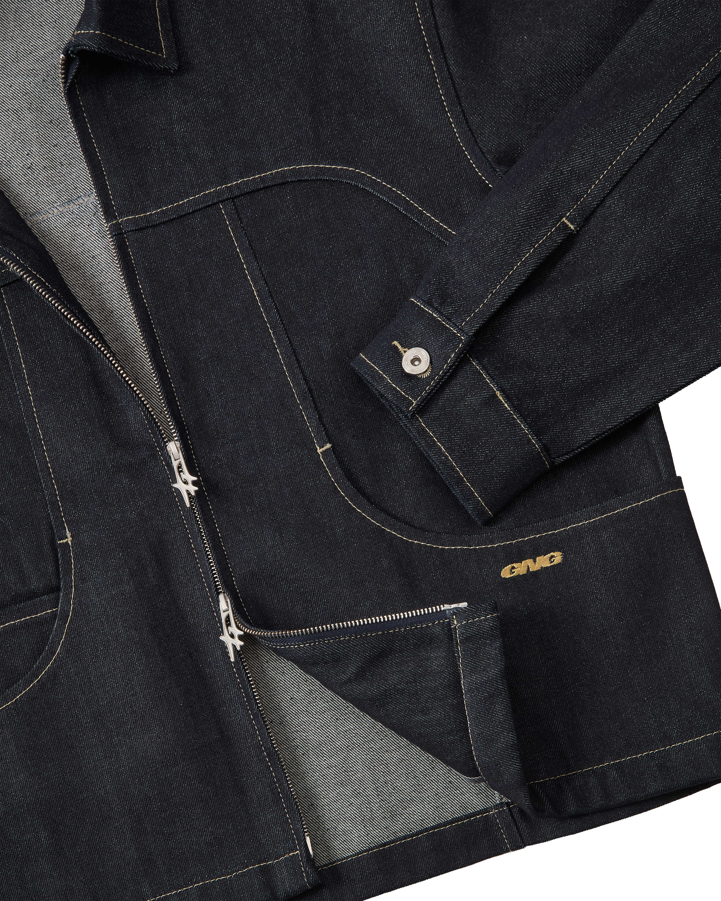 SKIN DENIM JACKET RAW INDIGO