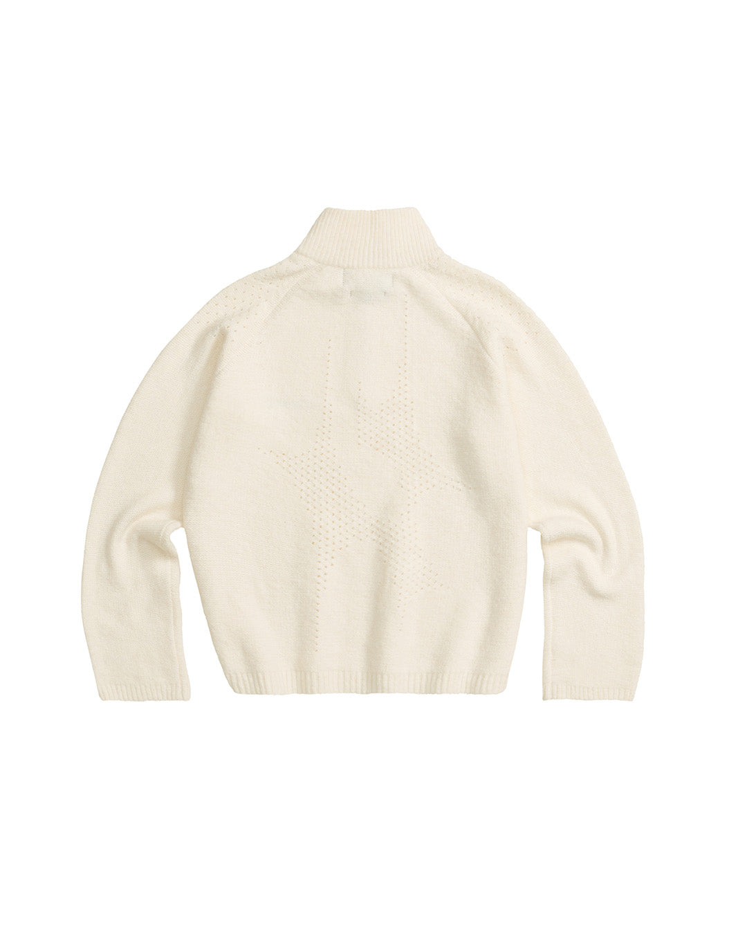 ROSALES KNIT HALFZIP OFF-WHITE