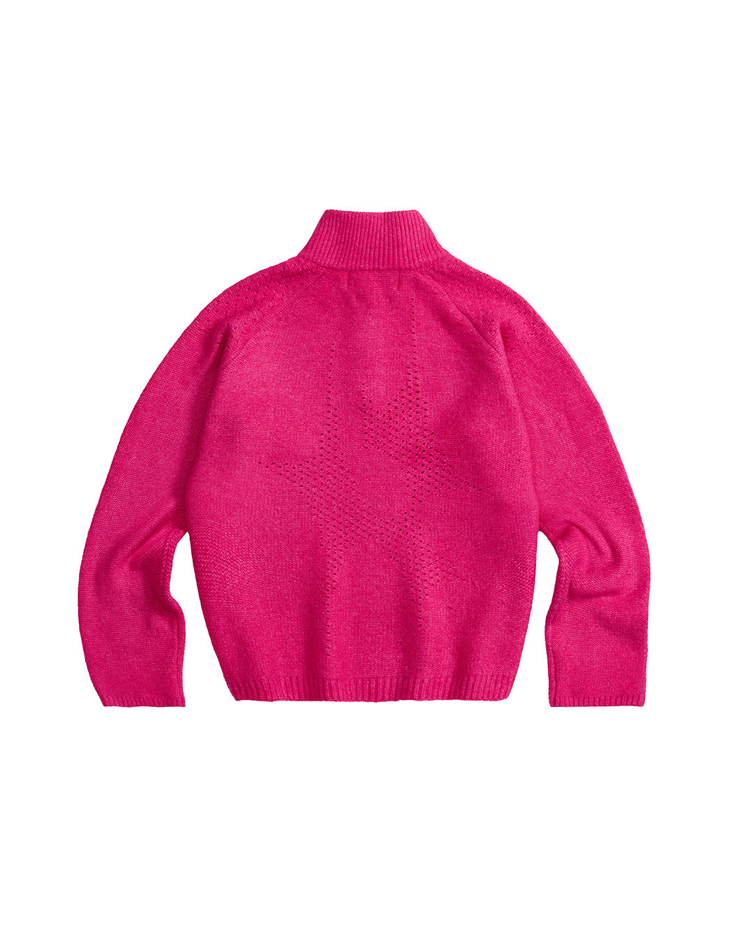 ROSALES KNIT HALFZIP FUCSIA