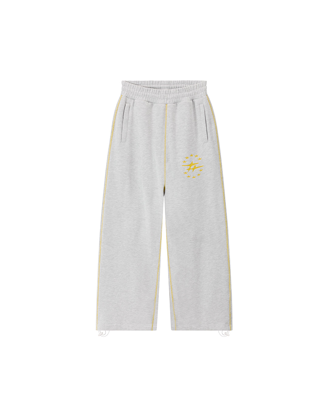 FLATLOCK PANTS GREY MELANGE