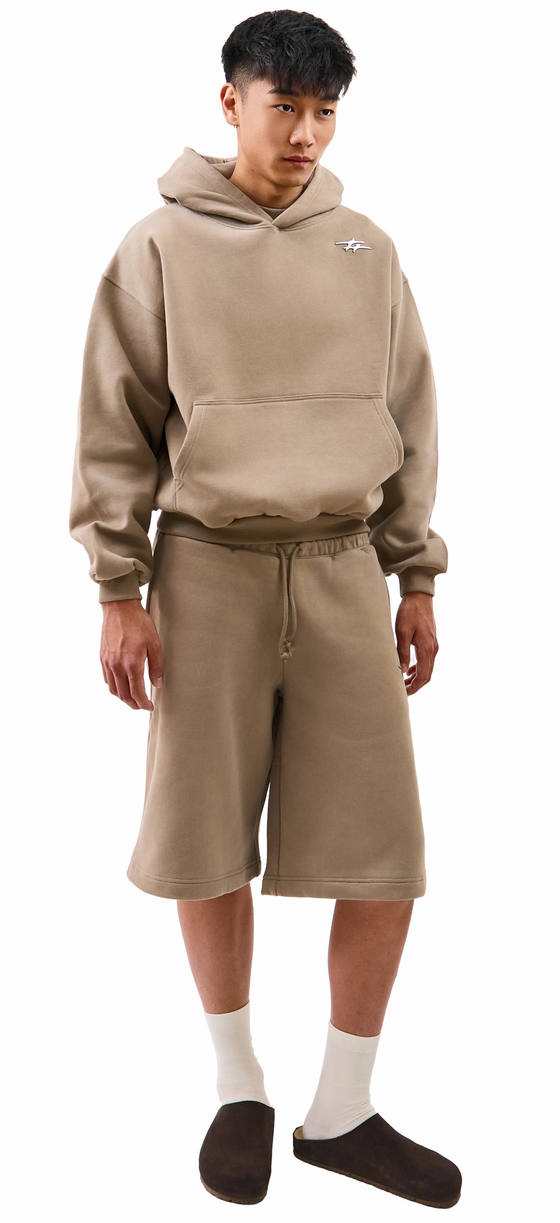 SKIN HOODIE CAMEL