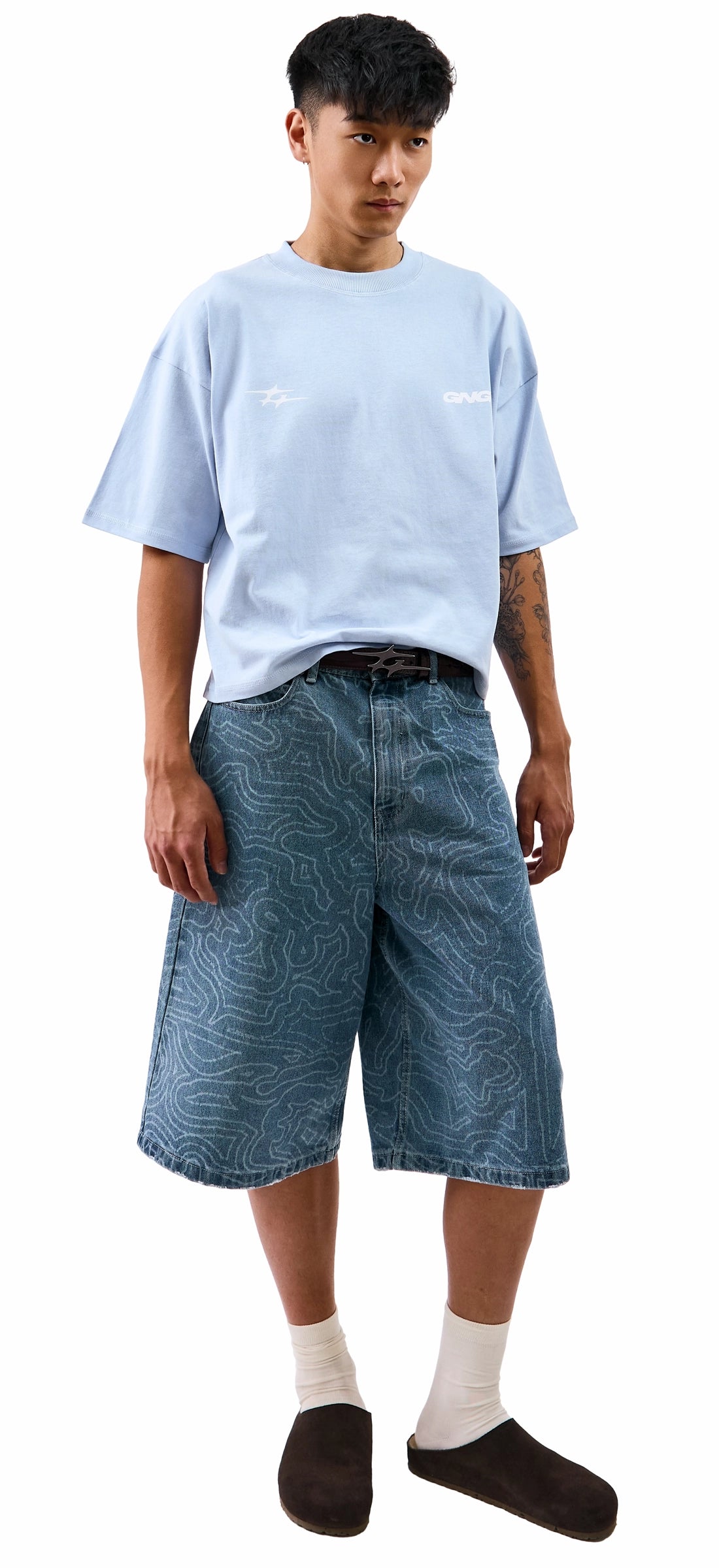 GANGA T-SHIRT BLUE
