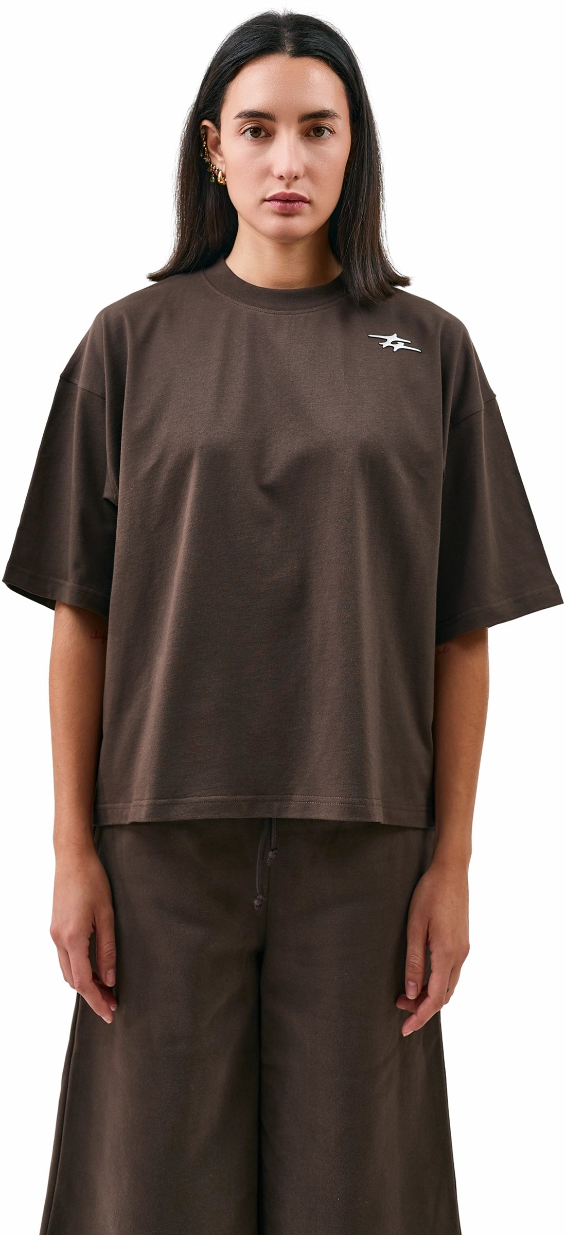 SKIN T-SHIRT BROWN