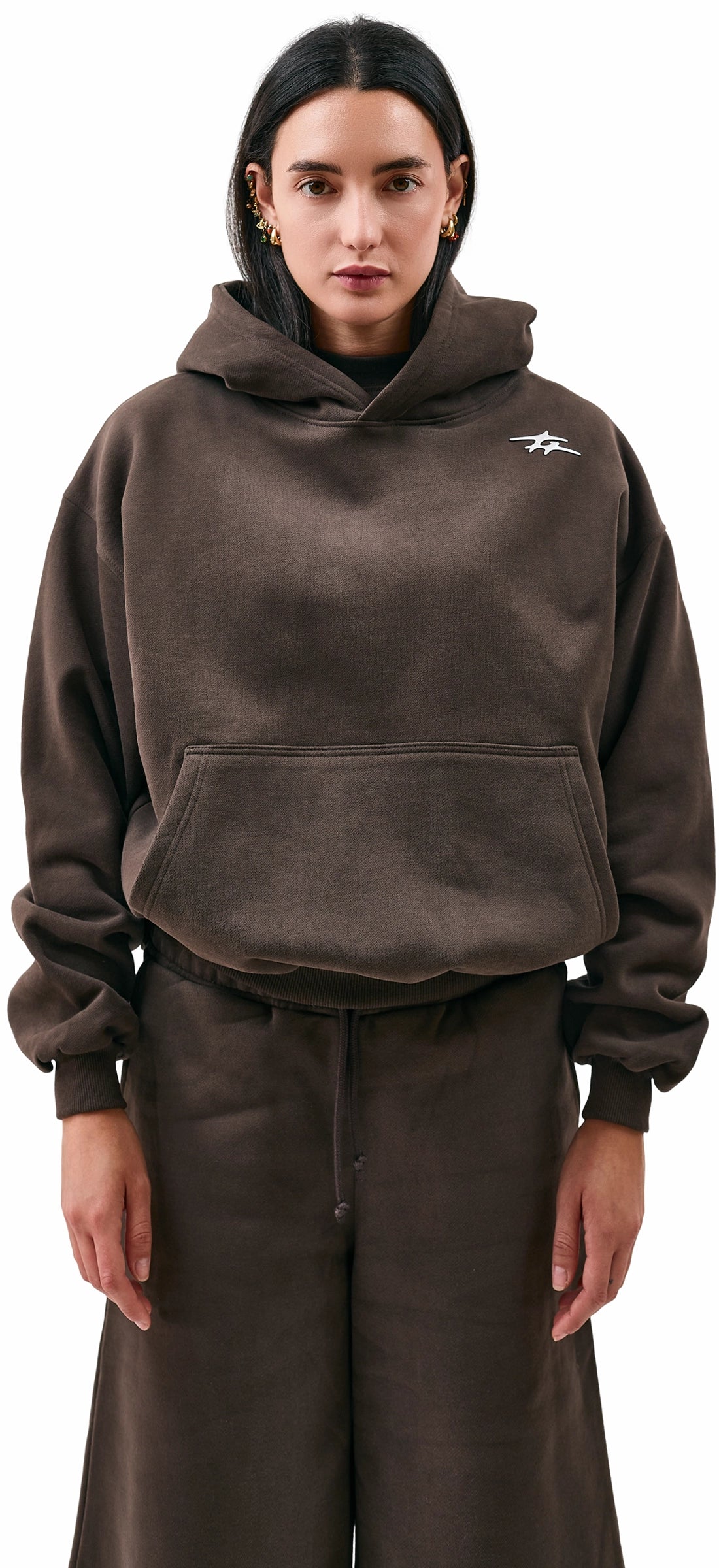 SKIN HOODIE BROWN