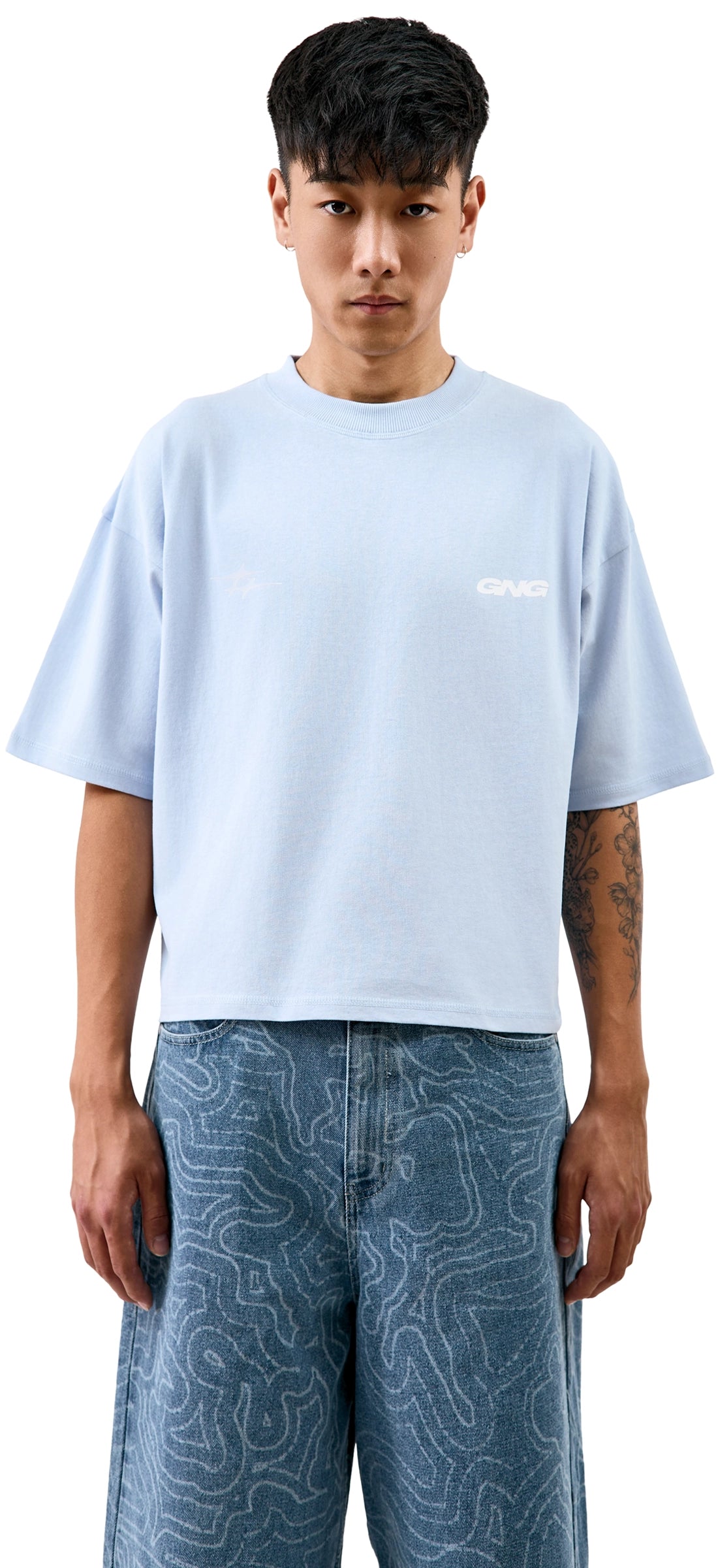 GANGA T-SHIRT BLUE