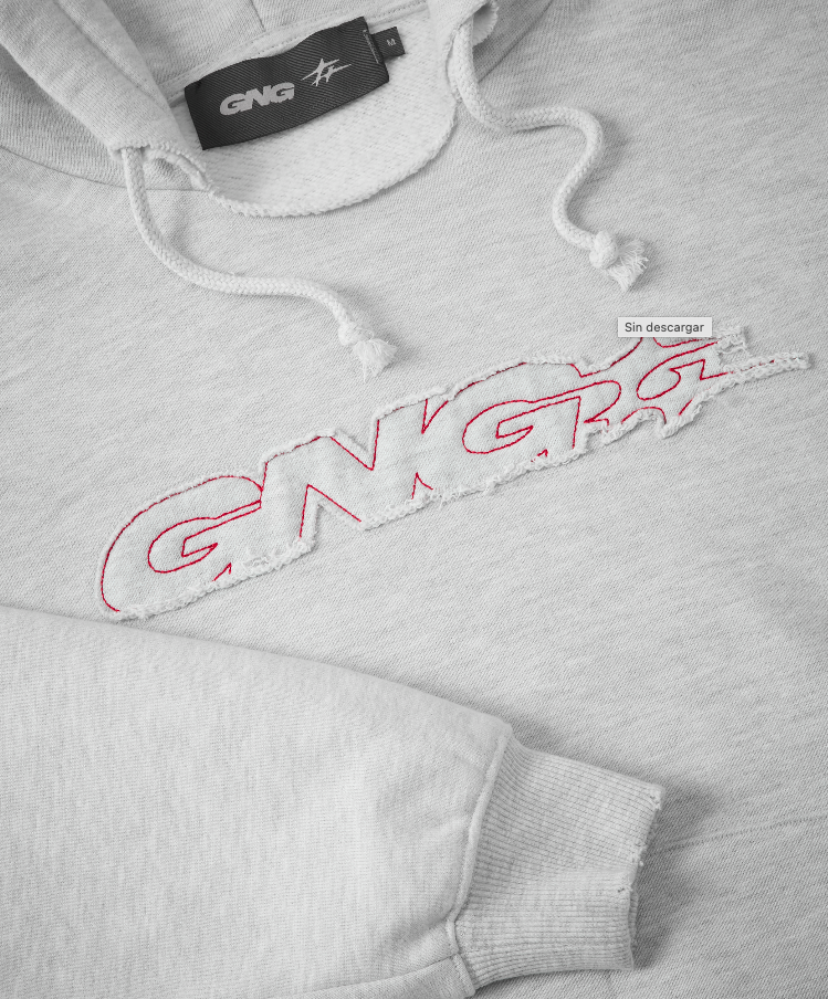 RUSH HOOD GREY MELANGE