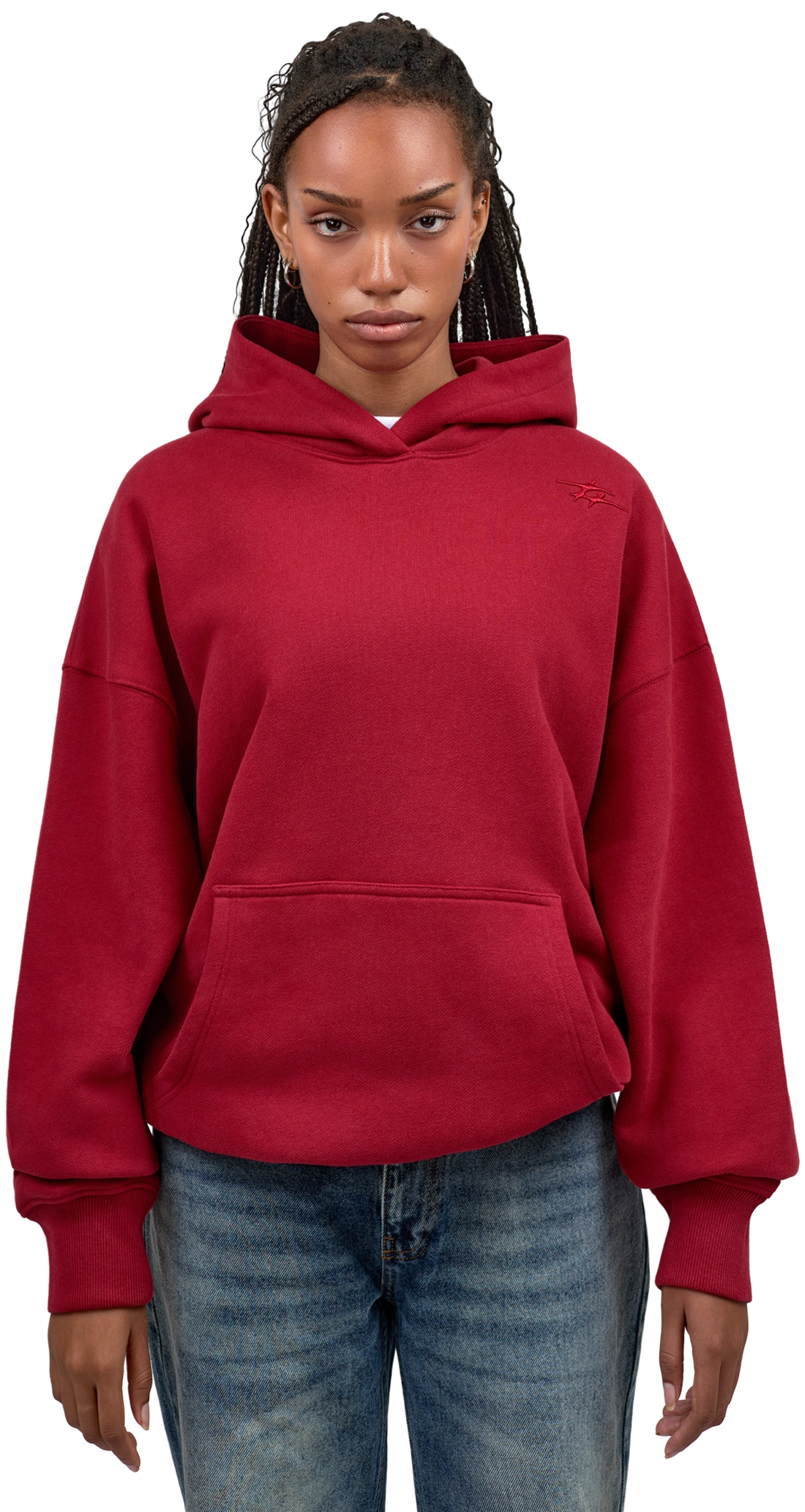 SKIN HOOD BURGUNDY