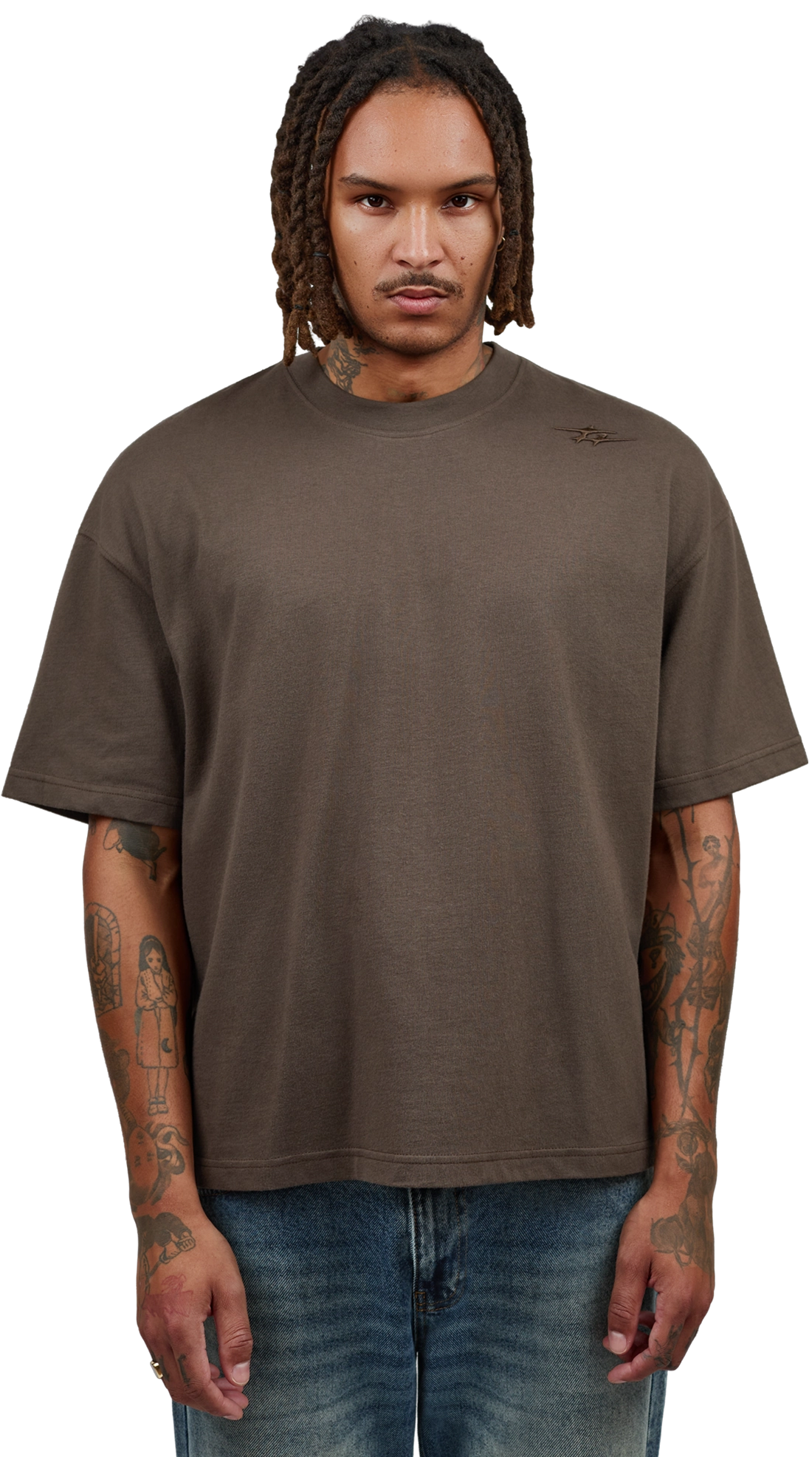SKIN T-SHIRT BROWN