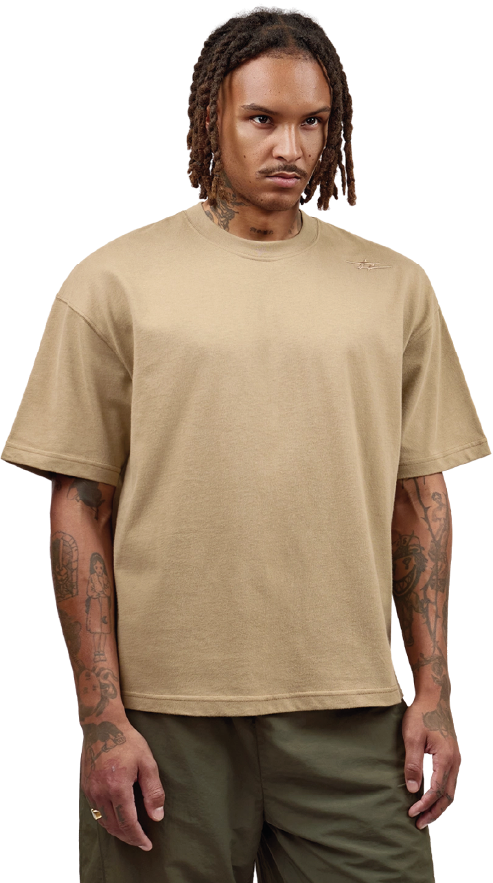 SKIN T-SHIRT CAMEL