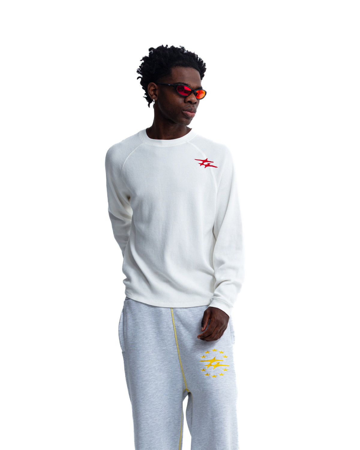 THERMAL WAFFLE LONGSLEEVE WHITE