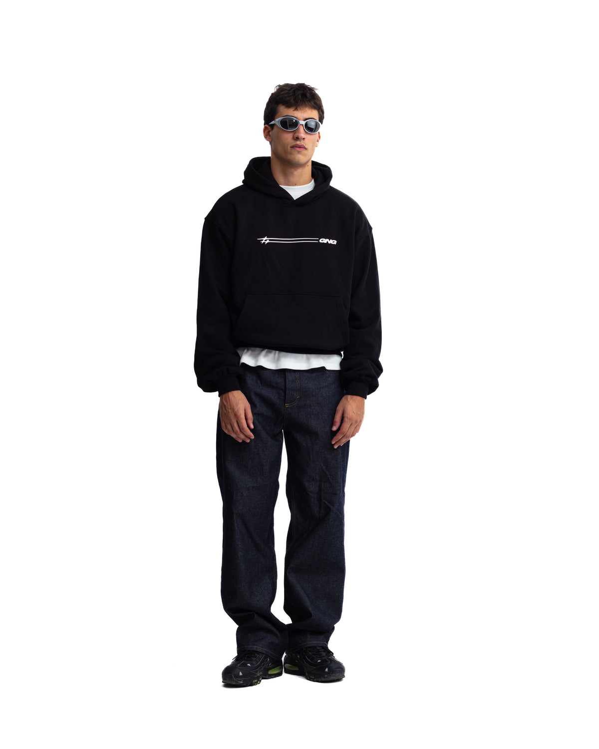 LA ARCHIVE HOOD BLACK