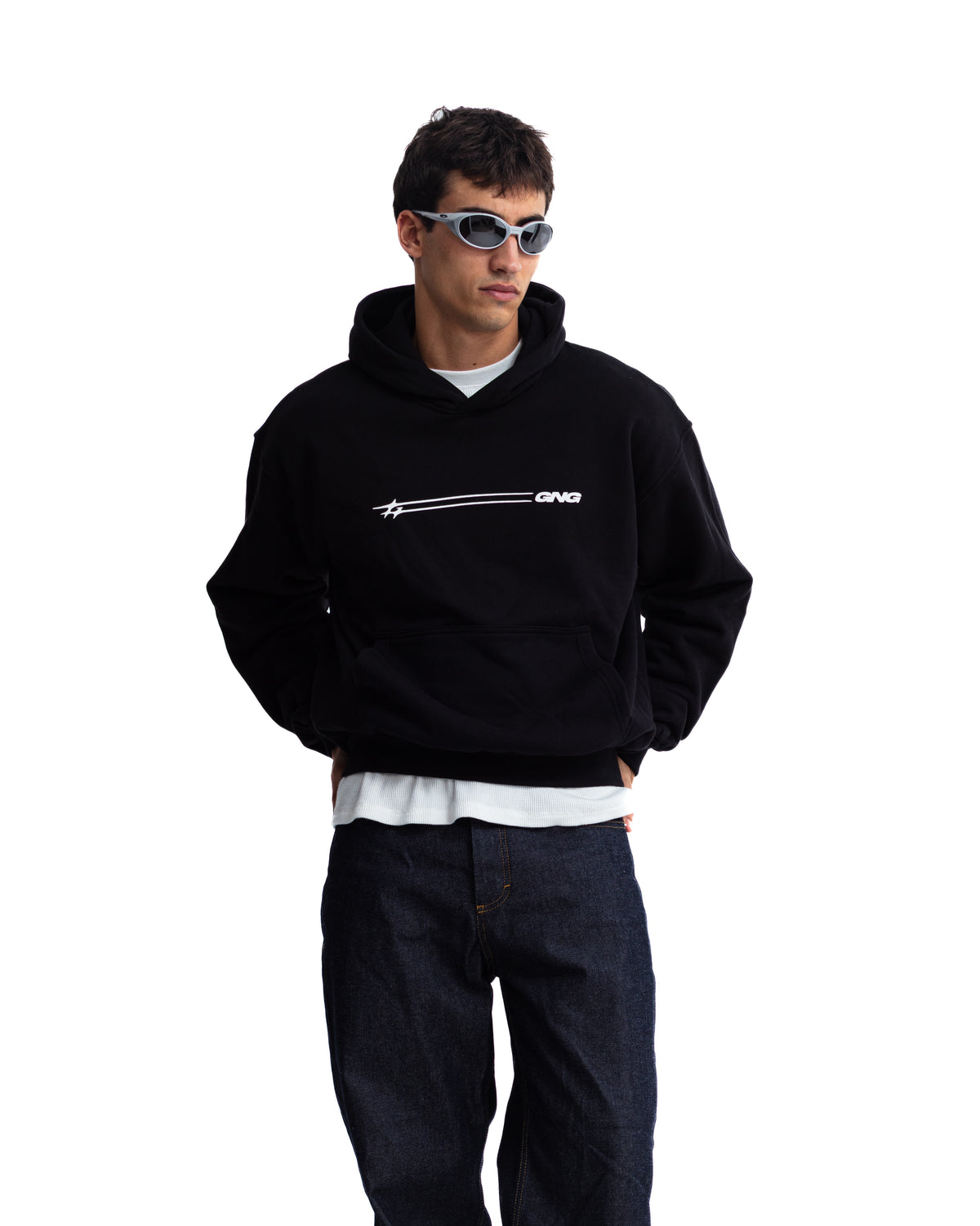 LA ARCHIVE HOOD BLACK