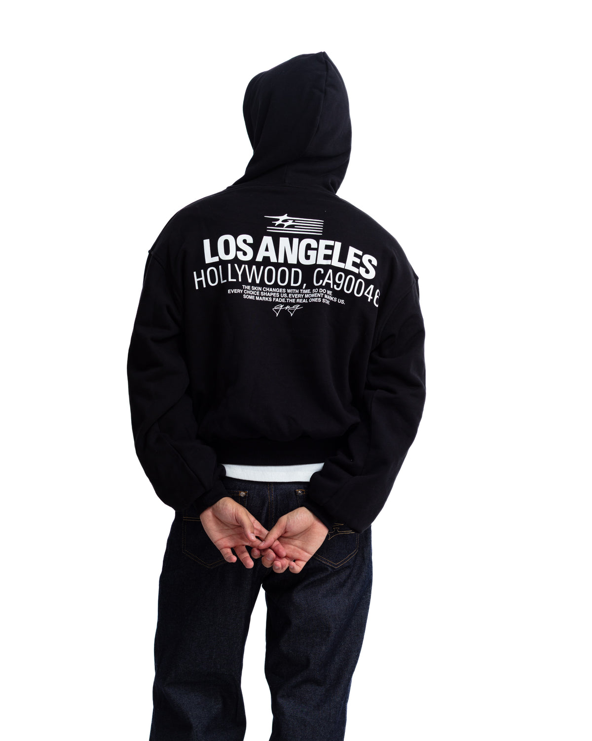 LA ARCHIVE HOOD BLACK