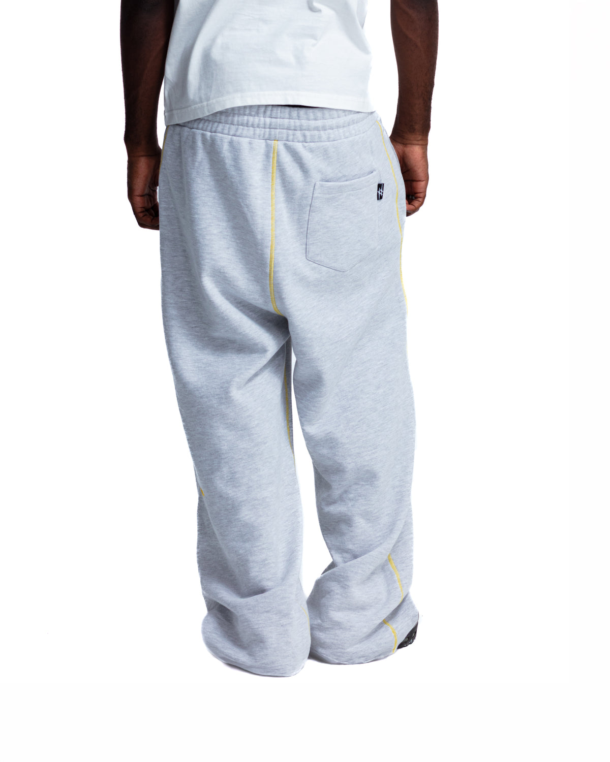 FLATLOCK PANTS GREY MELANGE