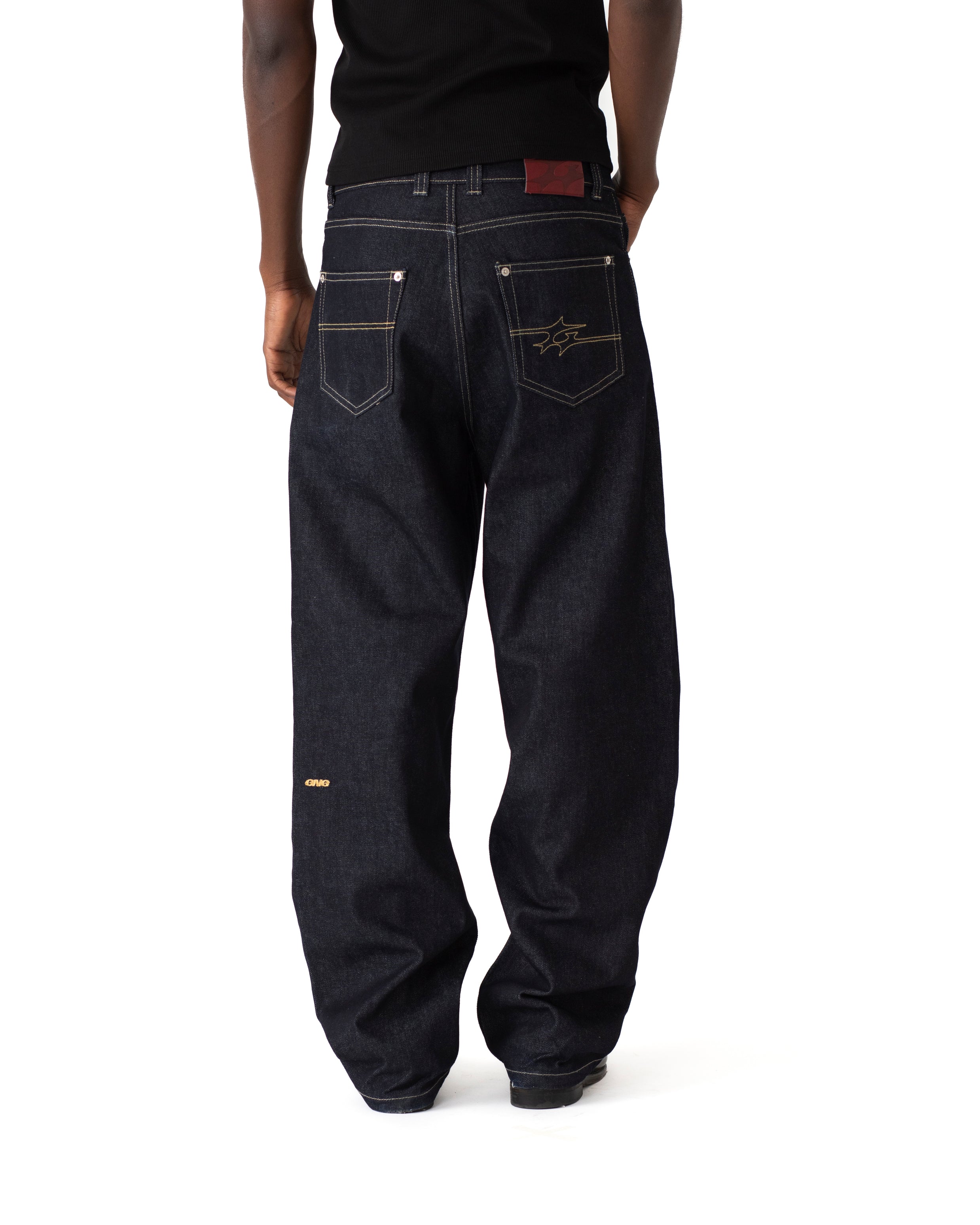 SKIN DENIM PANTS RAW INDIGO