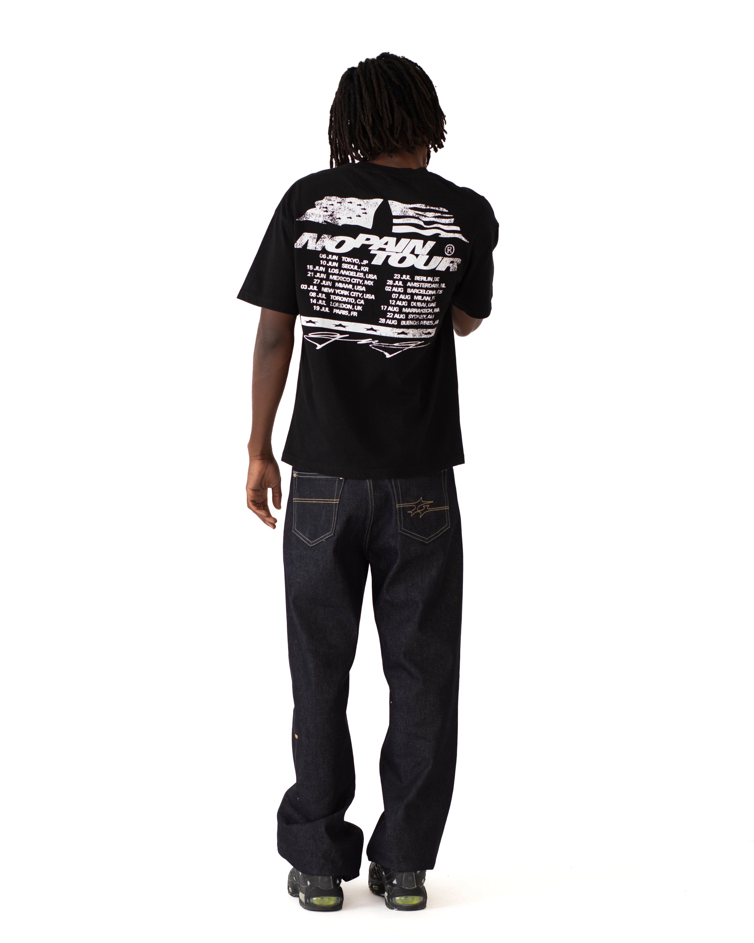 NO PAIN TOUR TEE BLACK