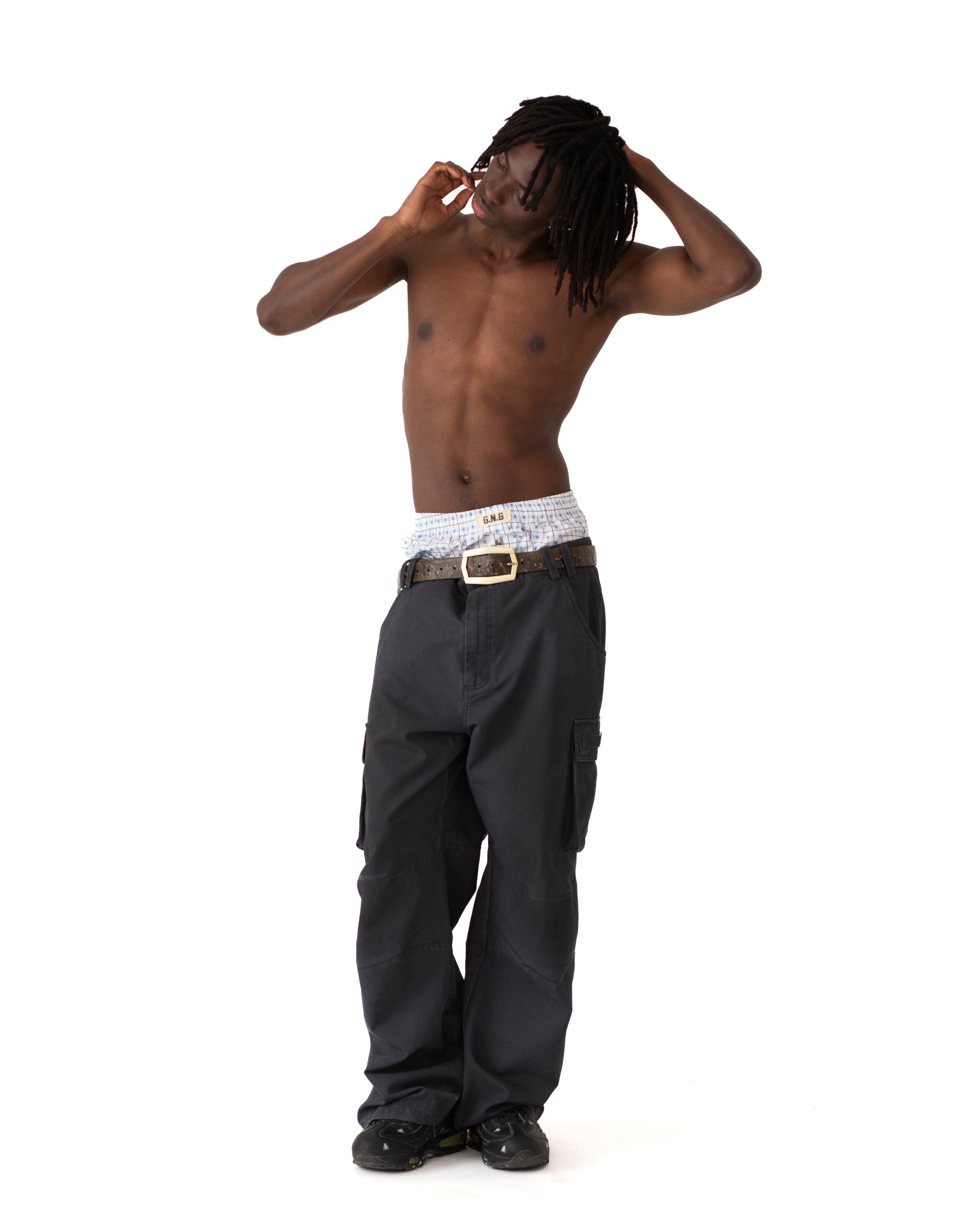 STATE CARGO PANTS ASH BLUE