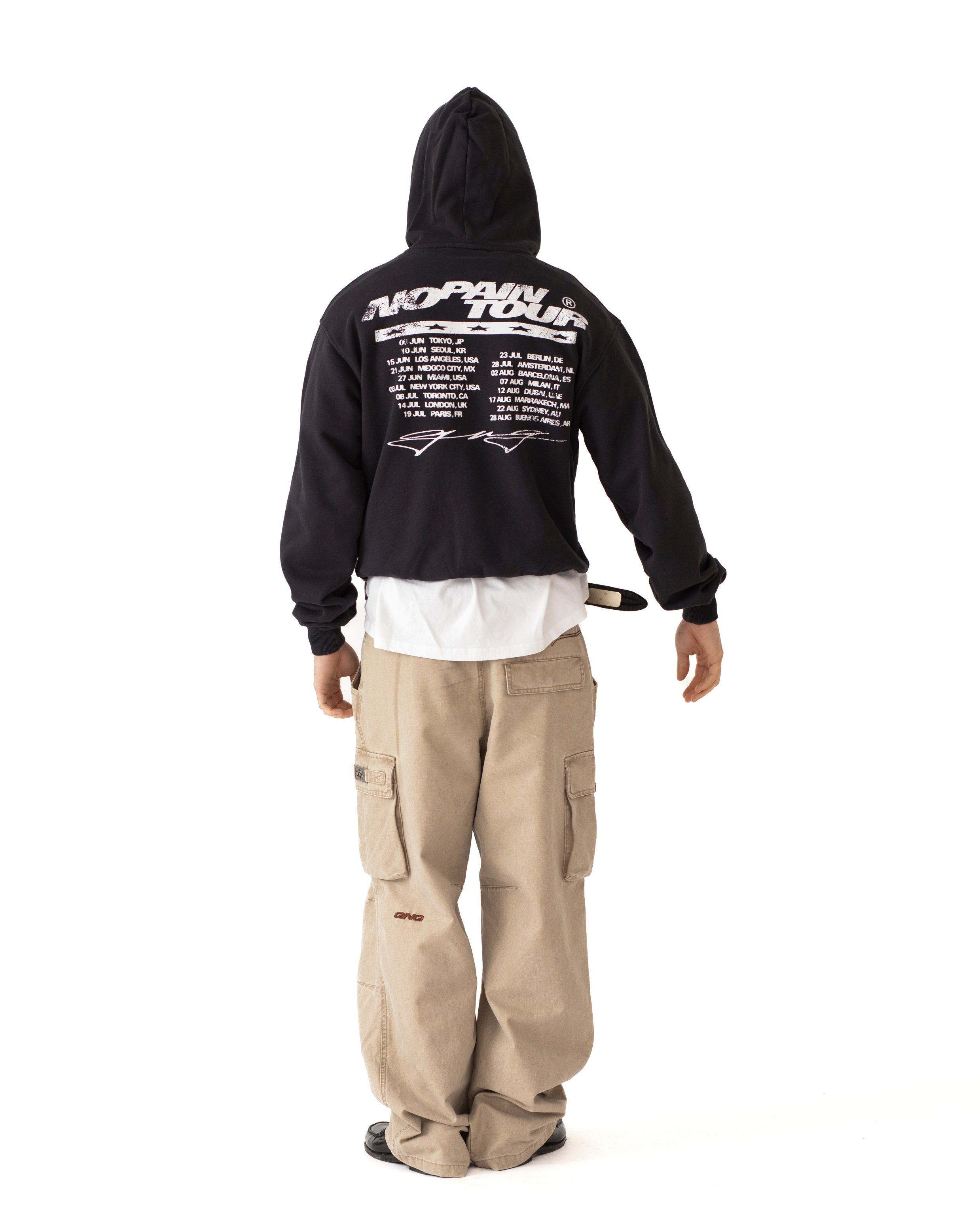NO PAIN HOOD BLACK
