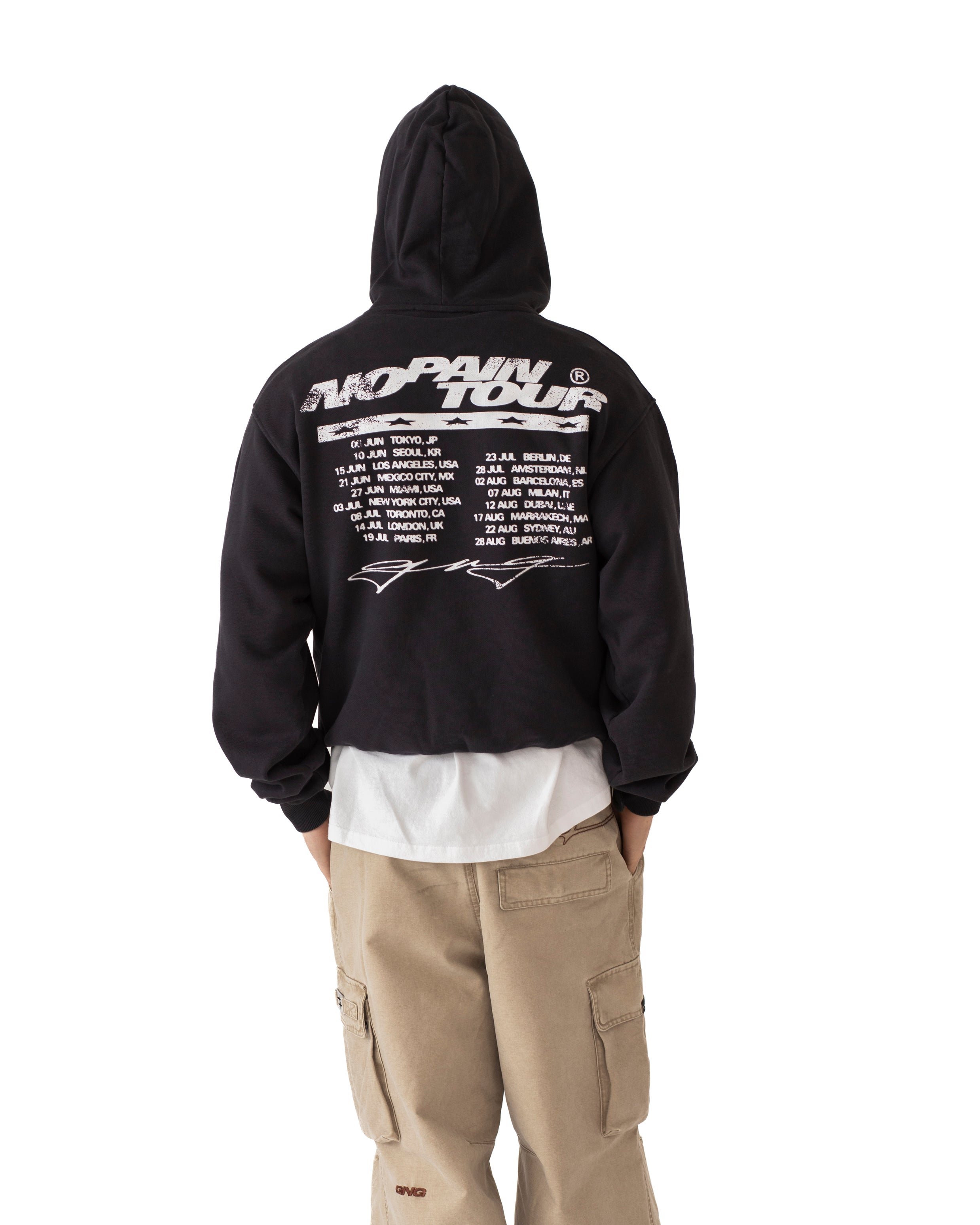 NO PAIN HOOD BLACK