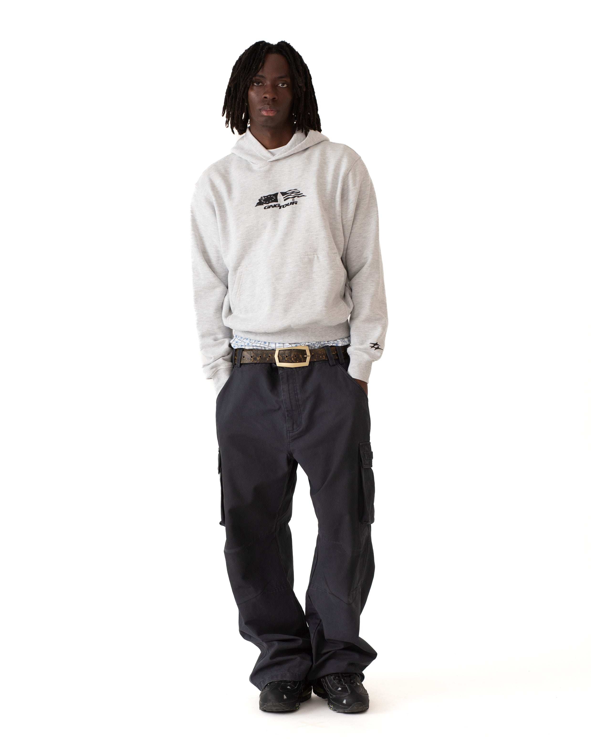 NO PAIN HOOD GREY MELANGE