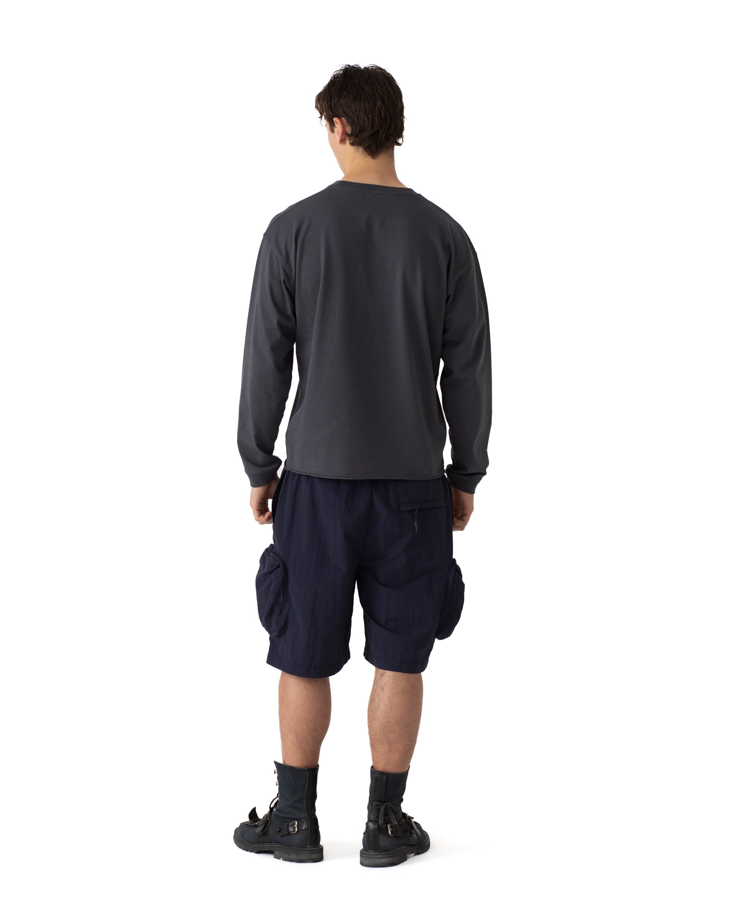 LABEL LONGSLEEVE DARK GREY