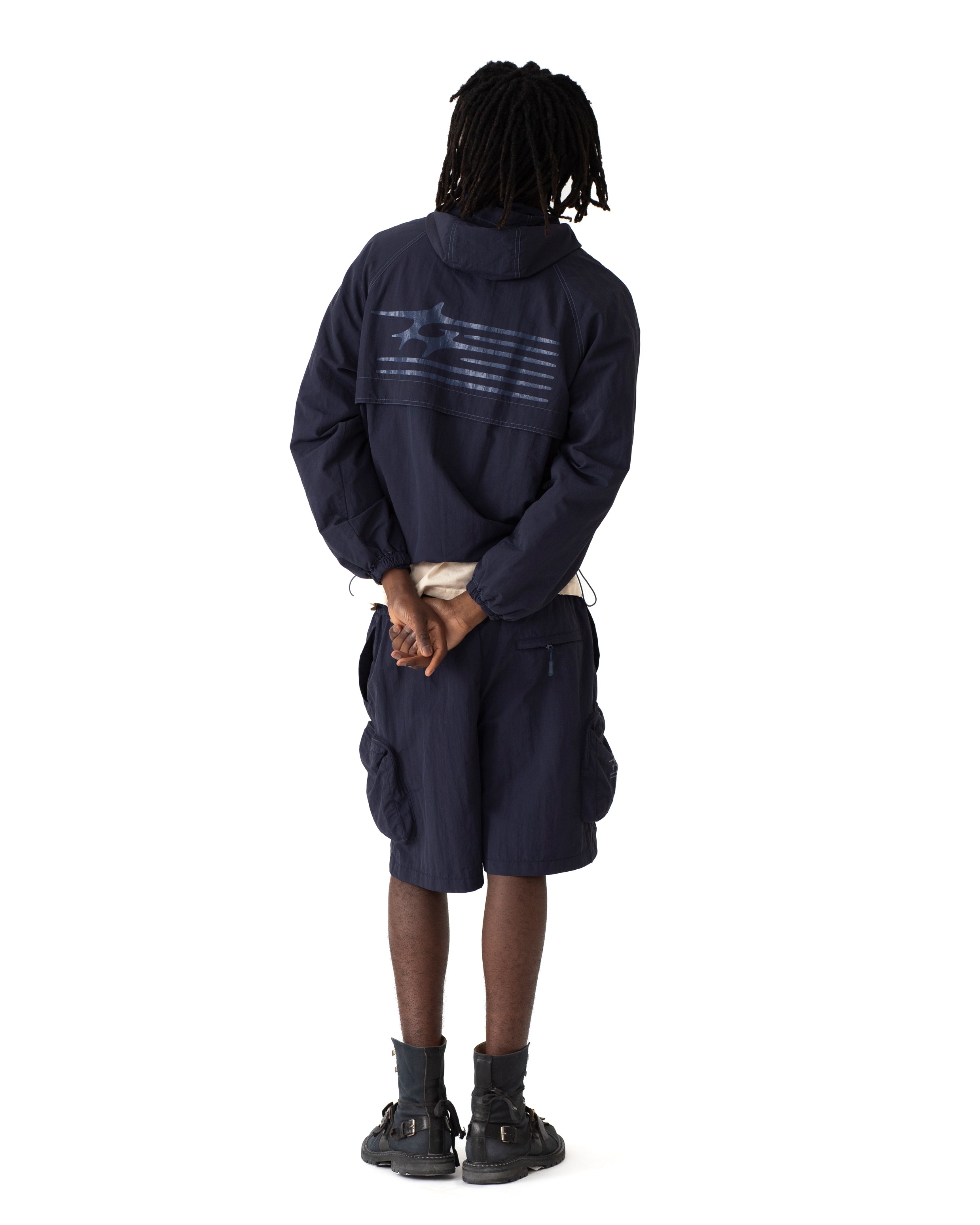 MOTION CARGO SHORTS WORN NAVY