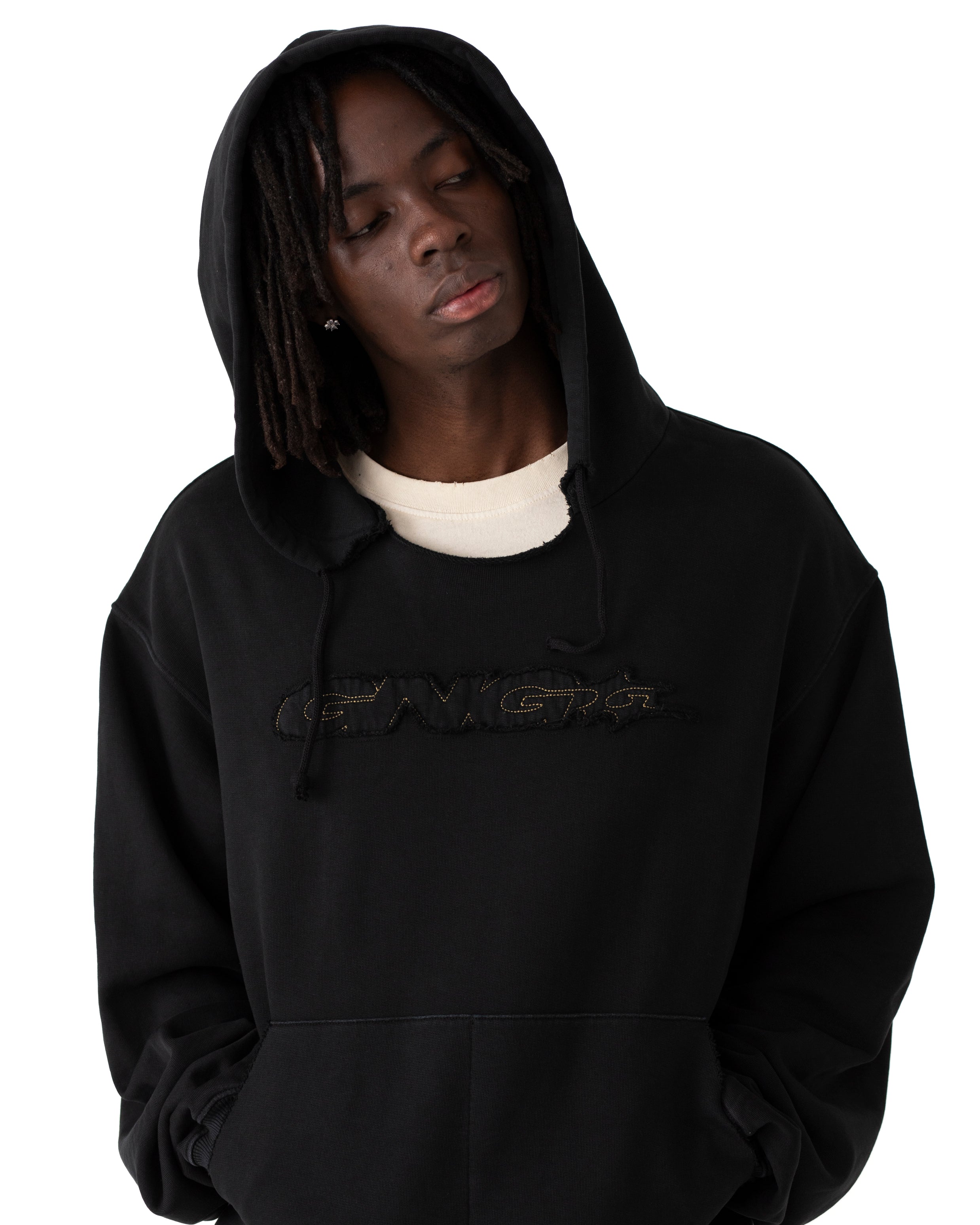 RUSH HOOD BLACK