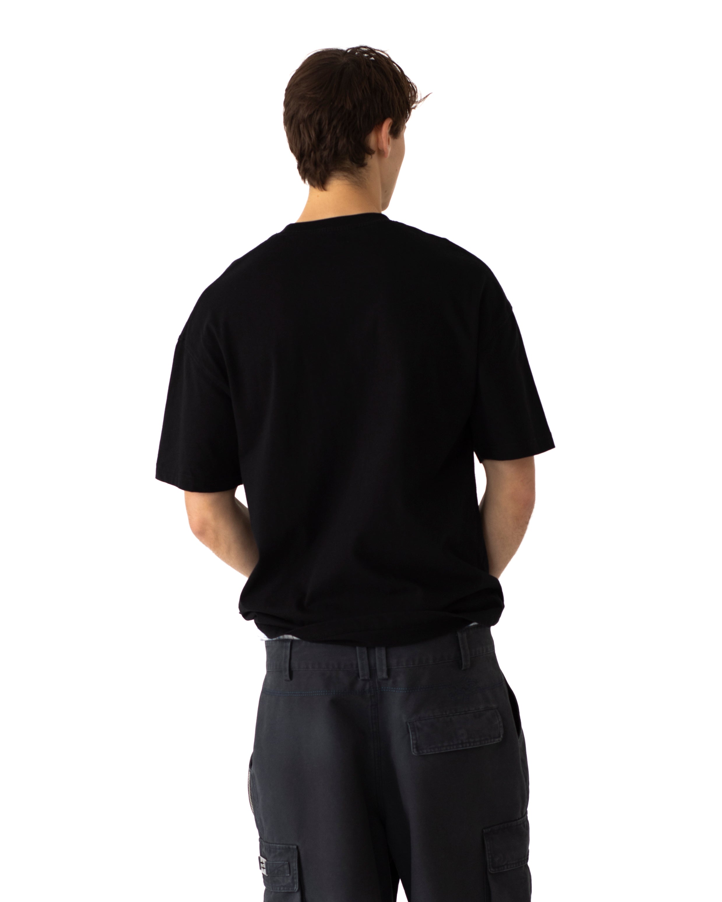 GNG CUT LOGO TEE BLACK