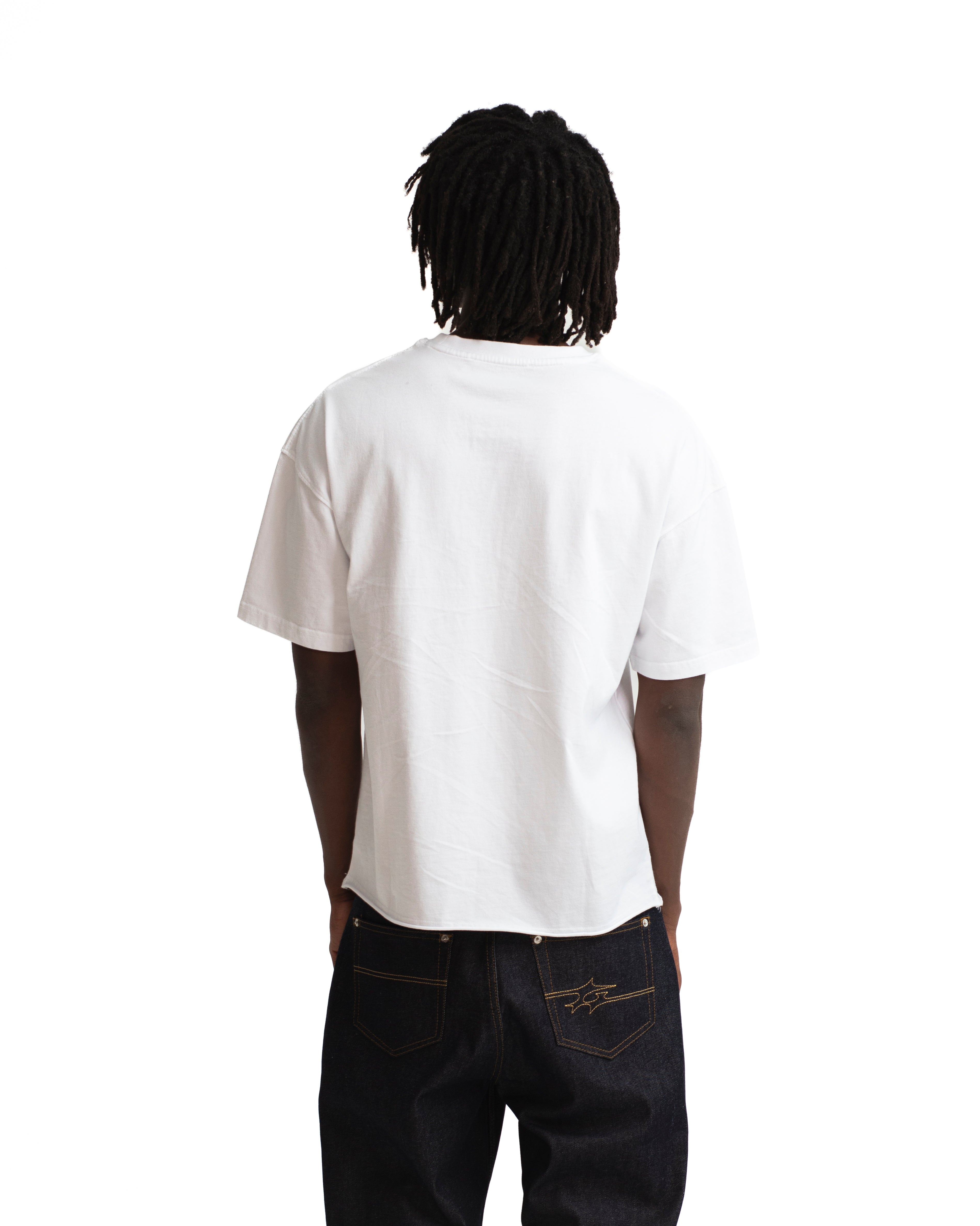 LABEL TEE WHITE