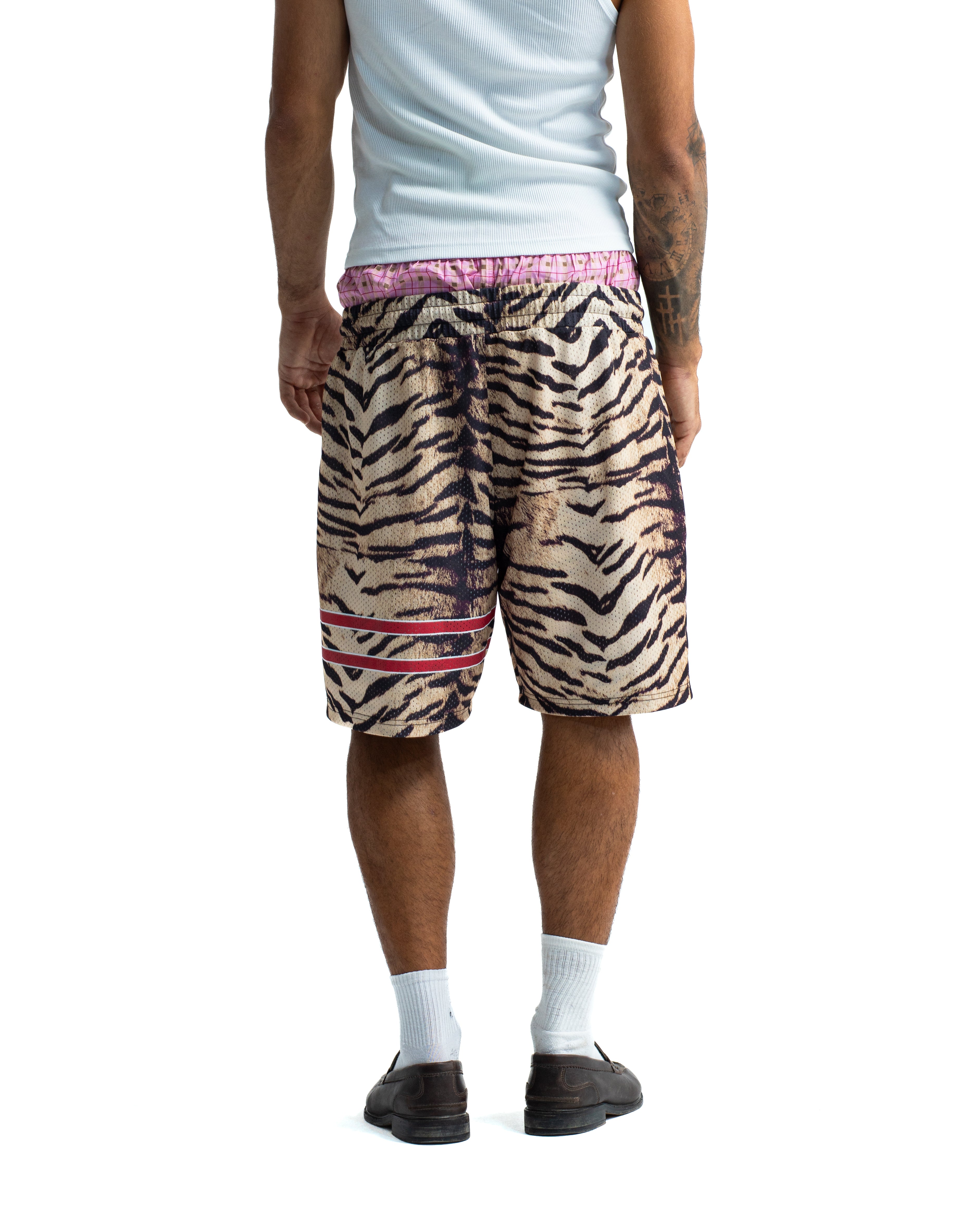 LOGO MESH SHORTS TIGER