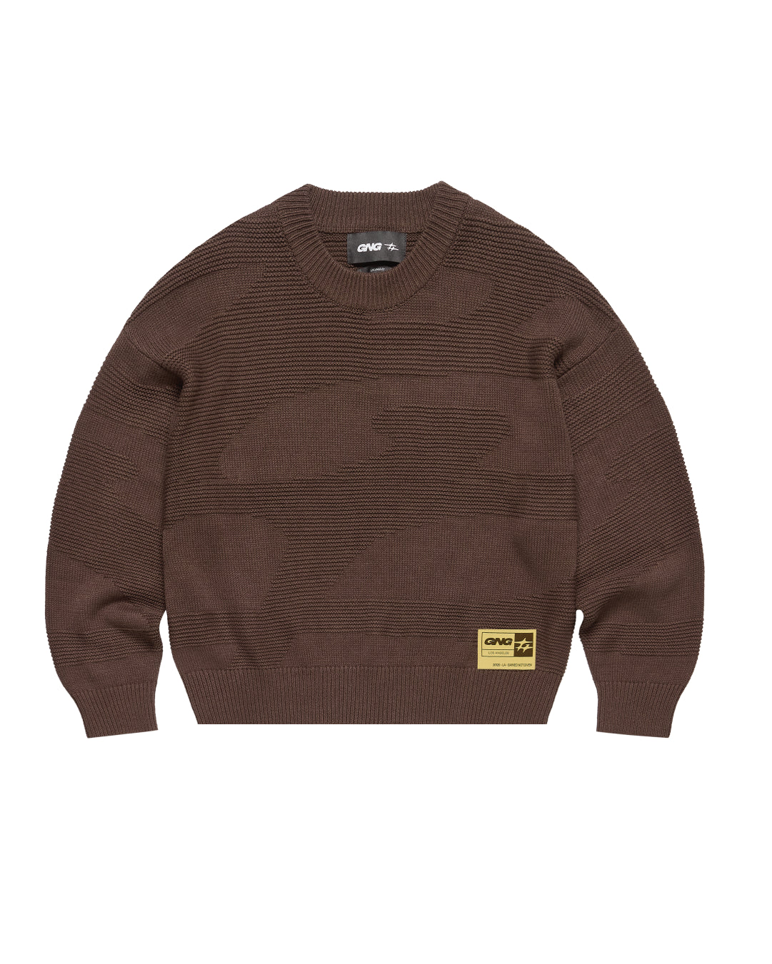 3D KNIT BROWN