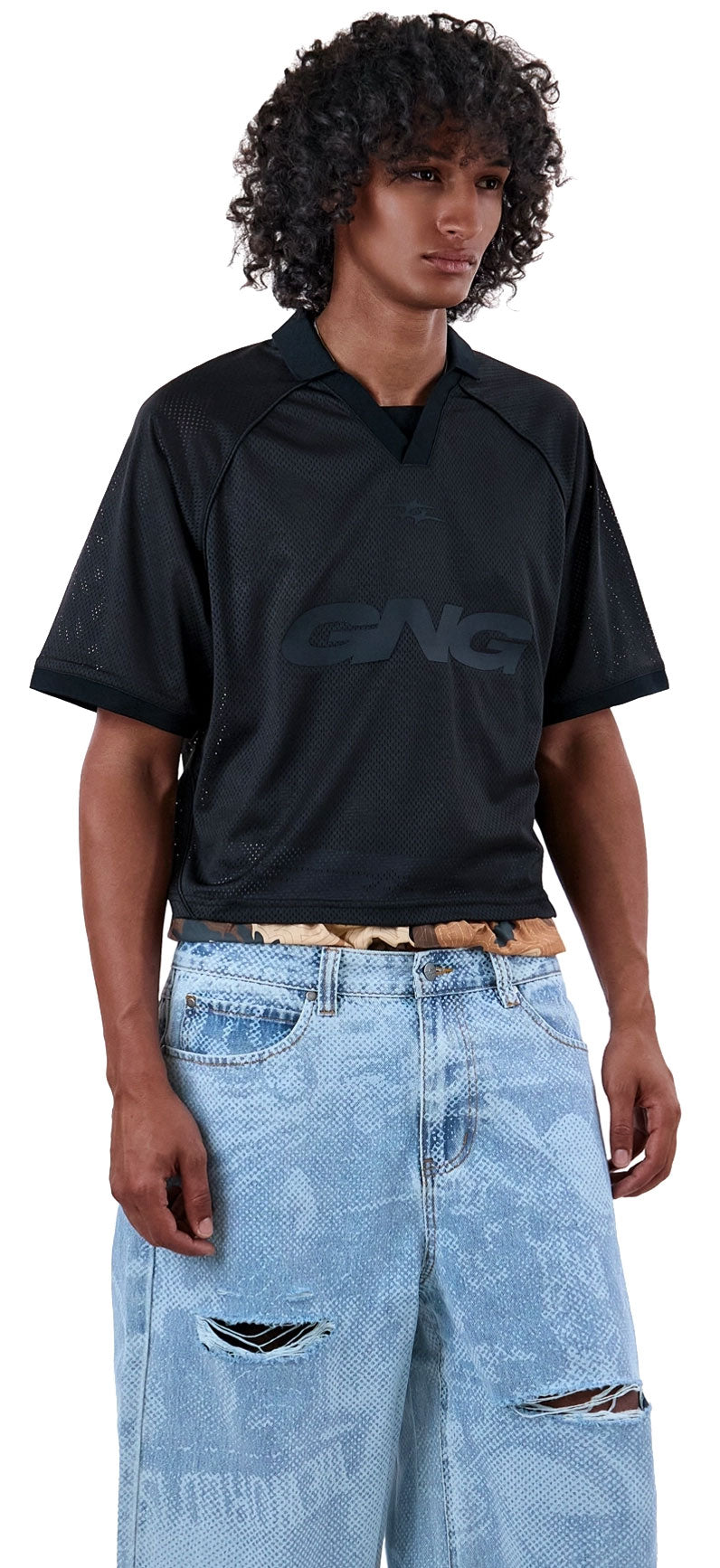 SAND FOOTBALL T-SHIRT BLACK