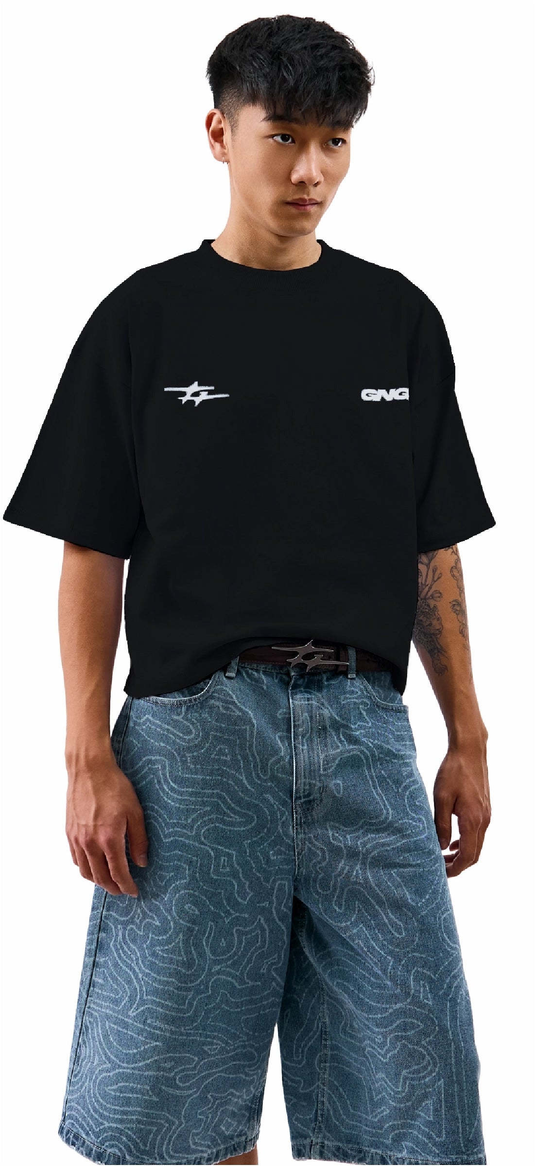 GANGA T-SHIRT BLACK