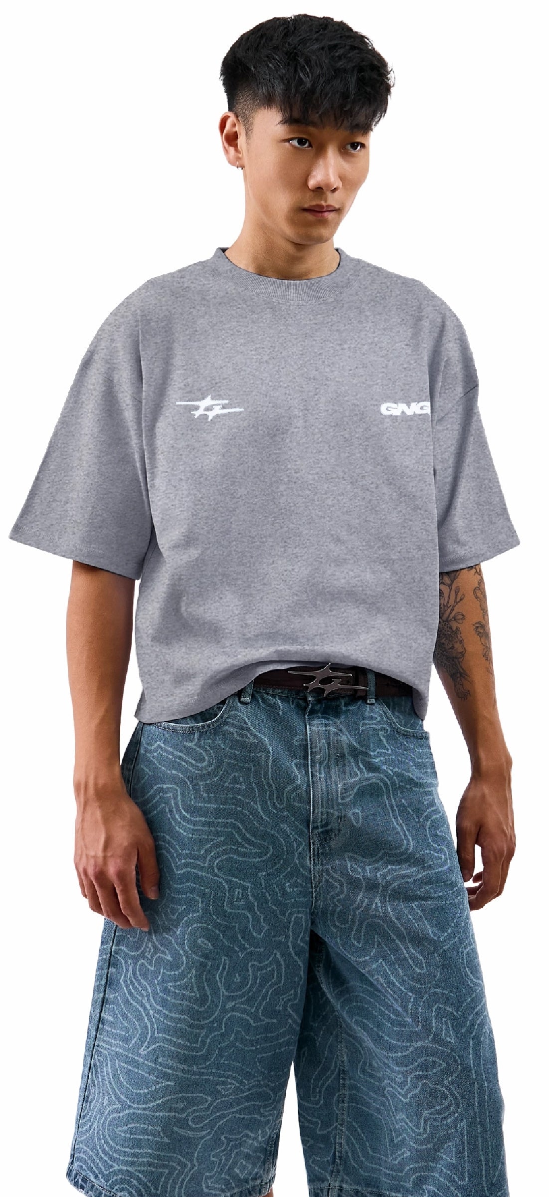 GANGA T-SHIRT GREY