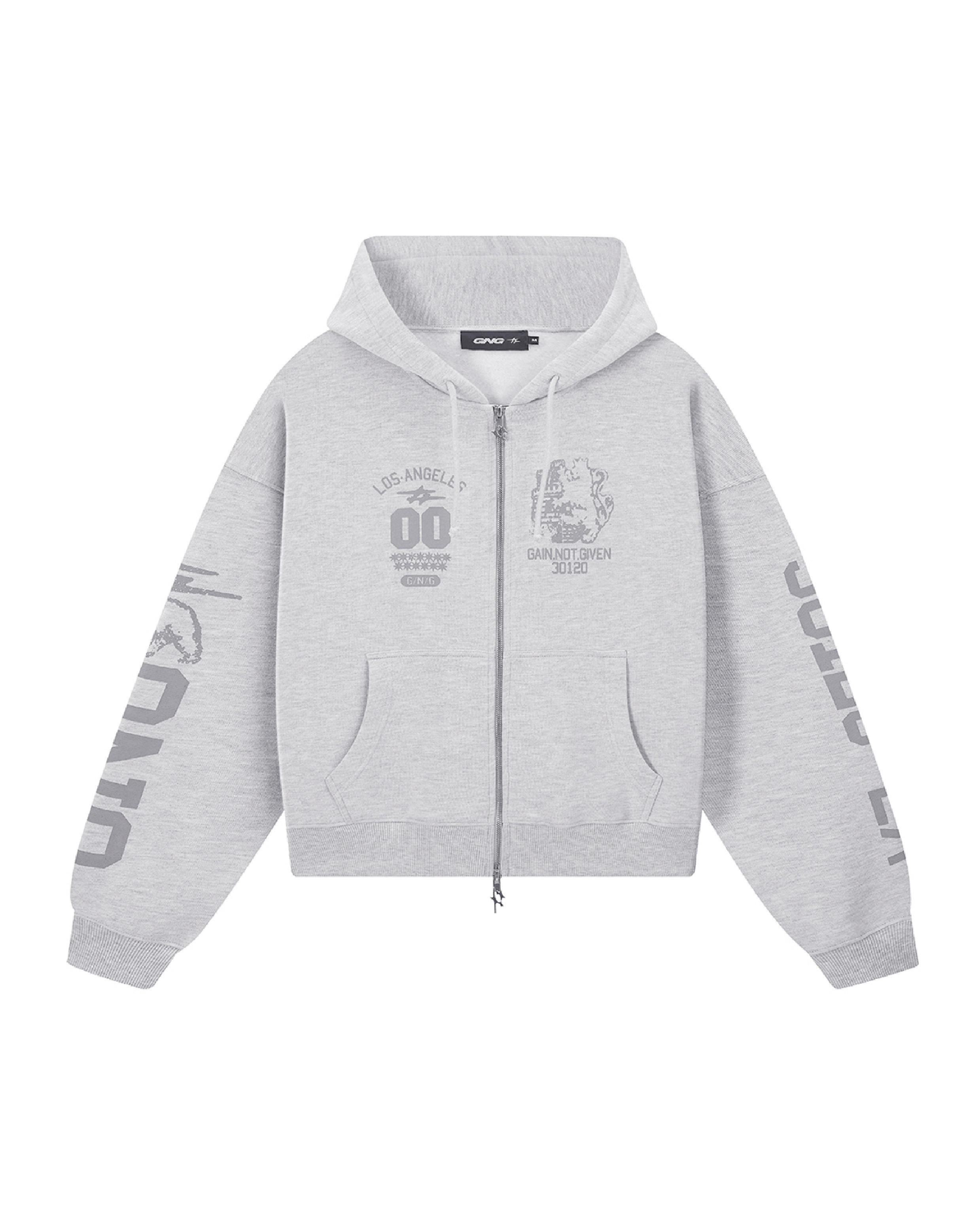 HERALDIC ZIPPER GRAY