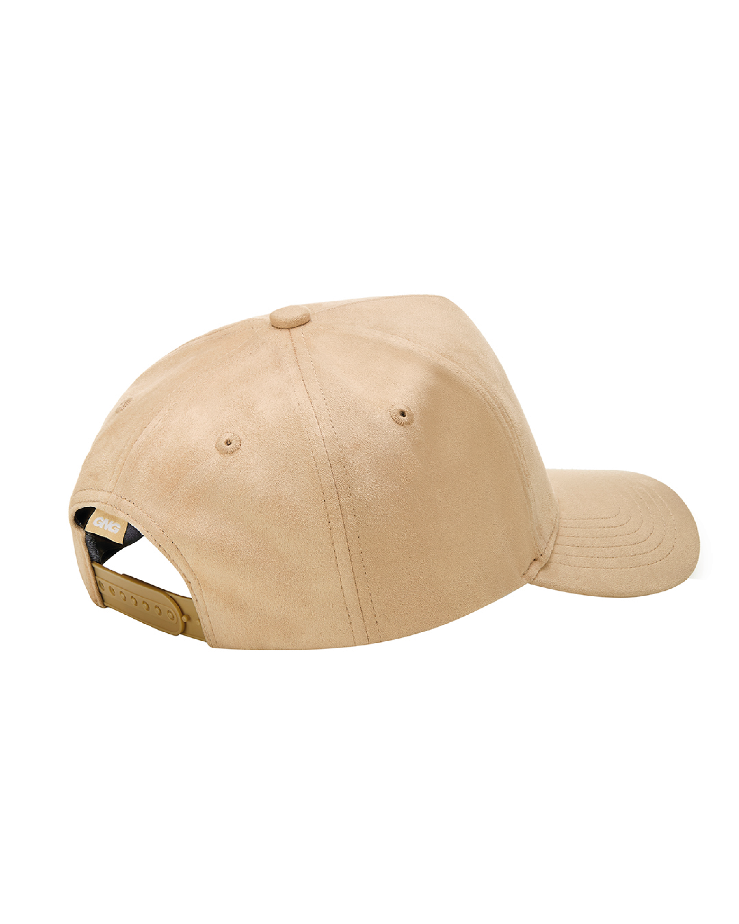 SUEDE LOGO CAP BEIGE