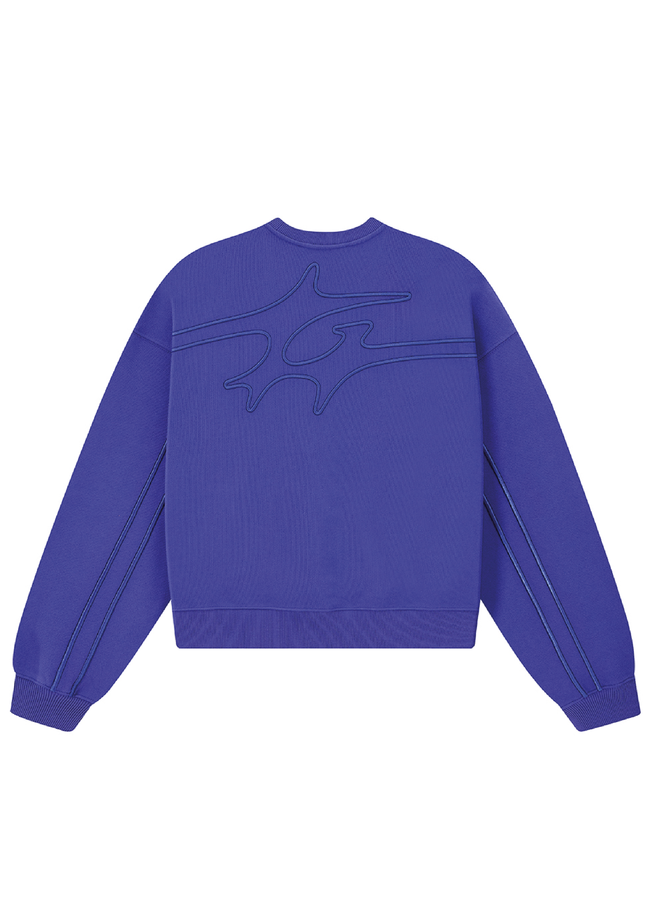 STAR CREWNECK BLUE