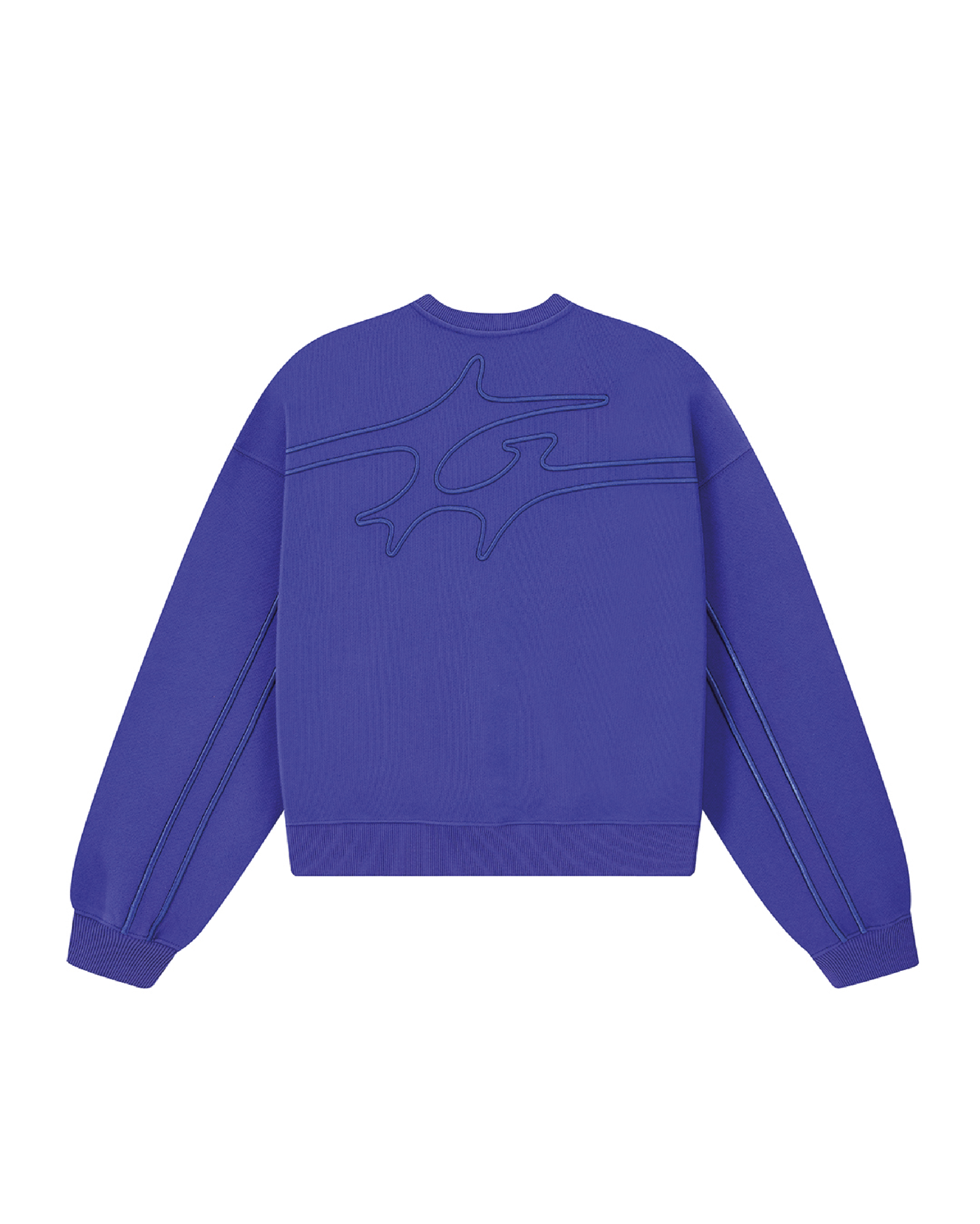 STAR CREWNECK BLUE