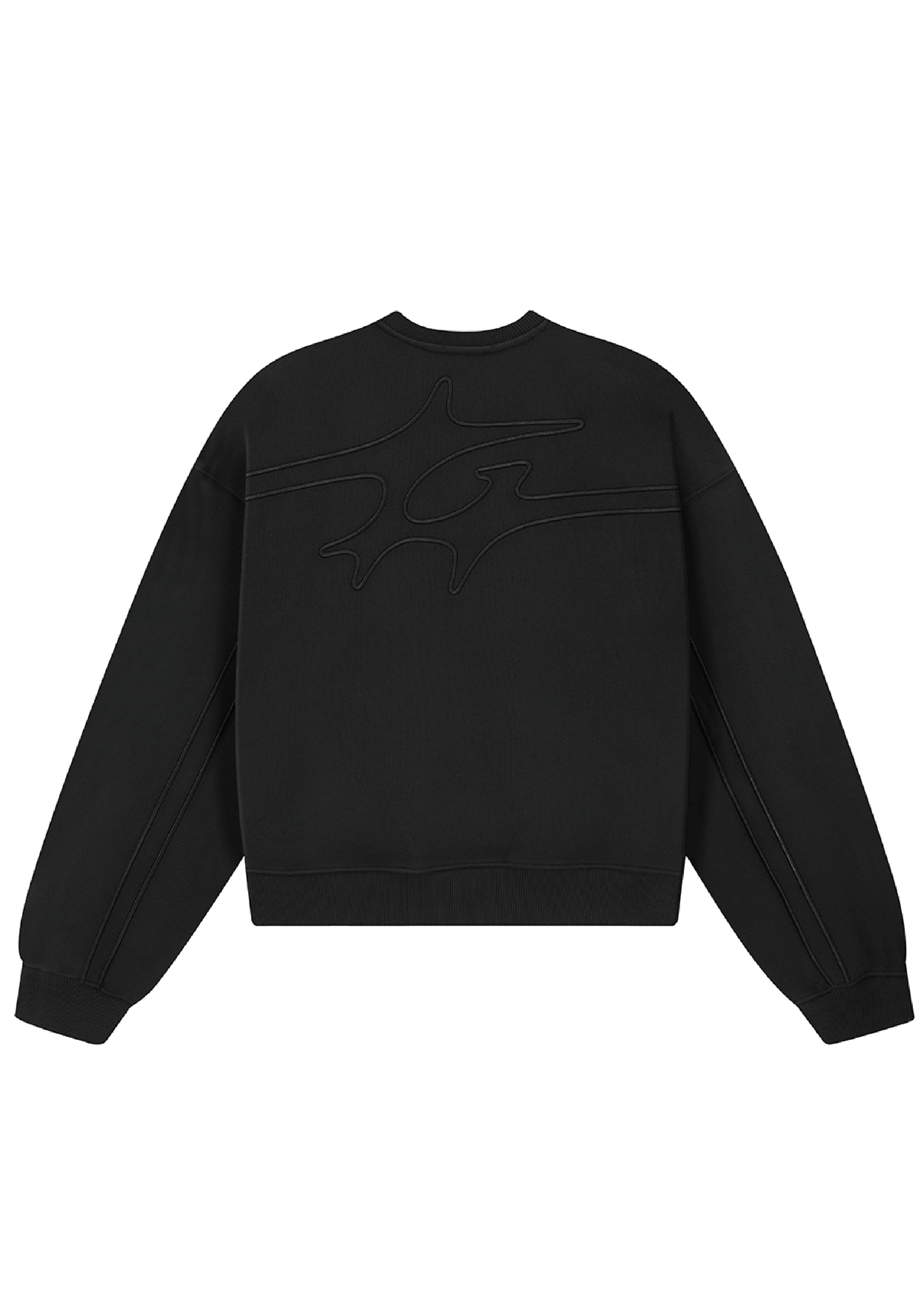 STAR CREWNECK BLACK