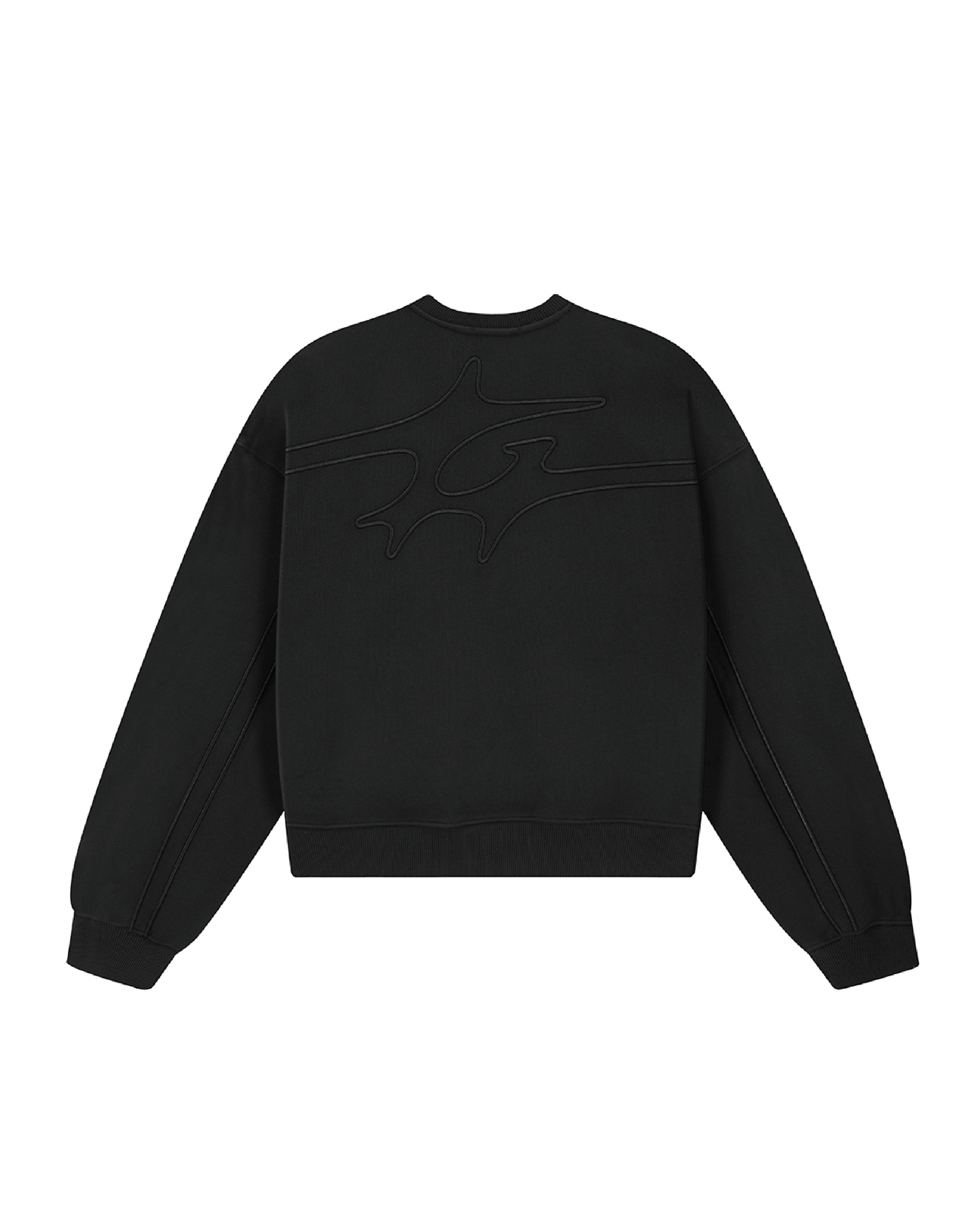 STAR CREWNECK BLACK