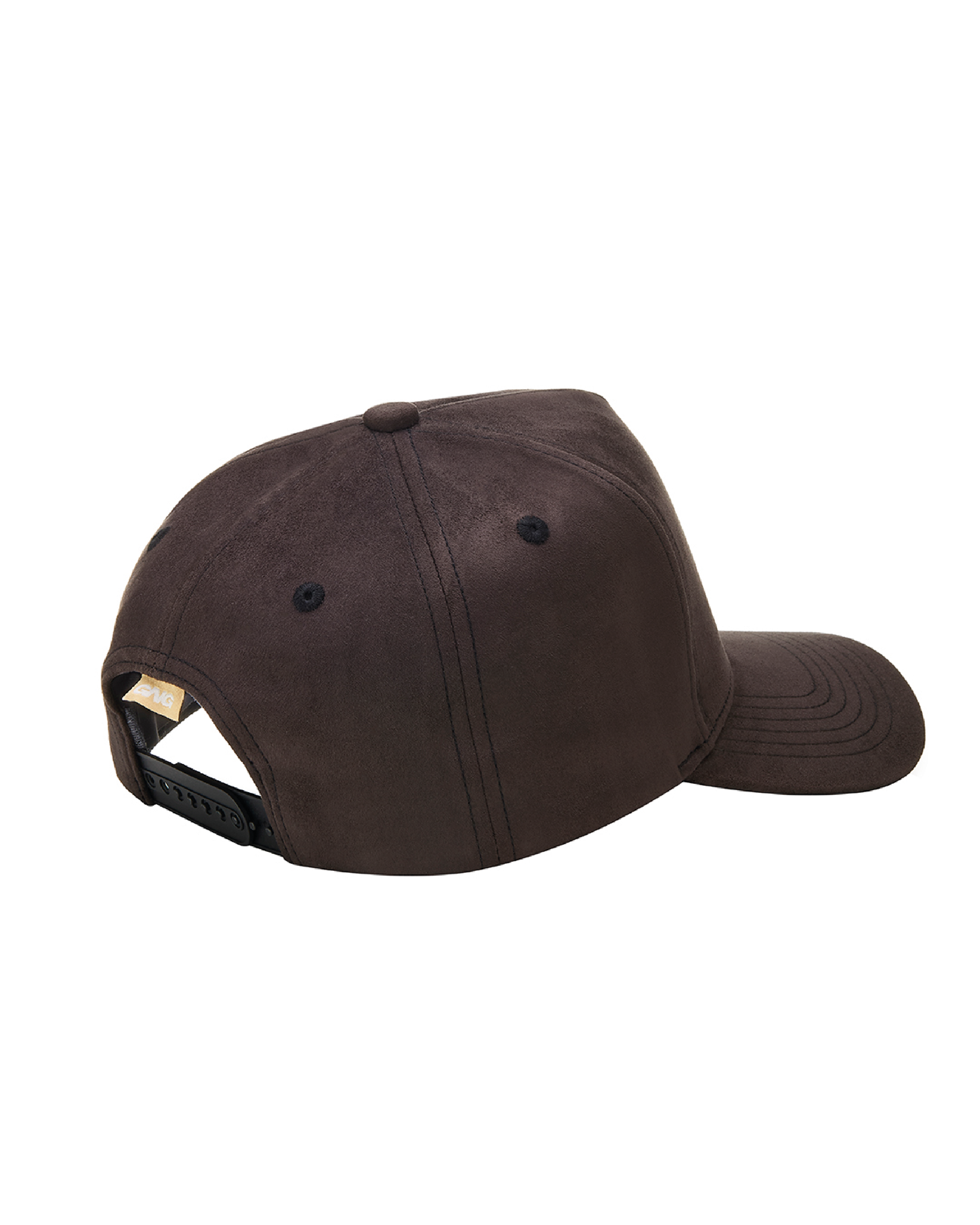 SUEDE LOGO CAP ASH