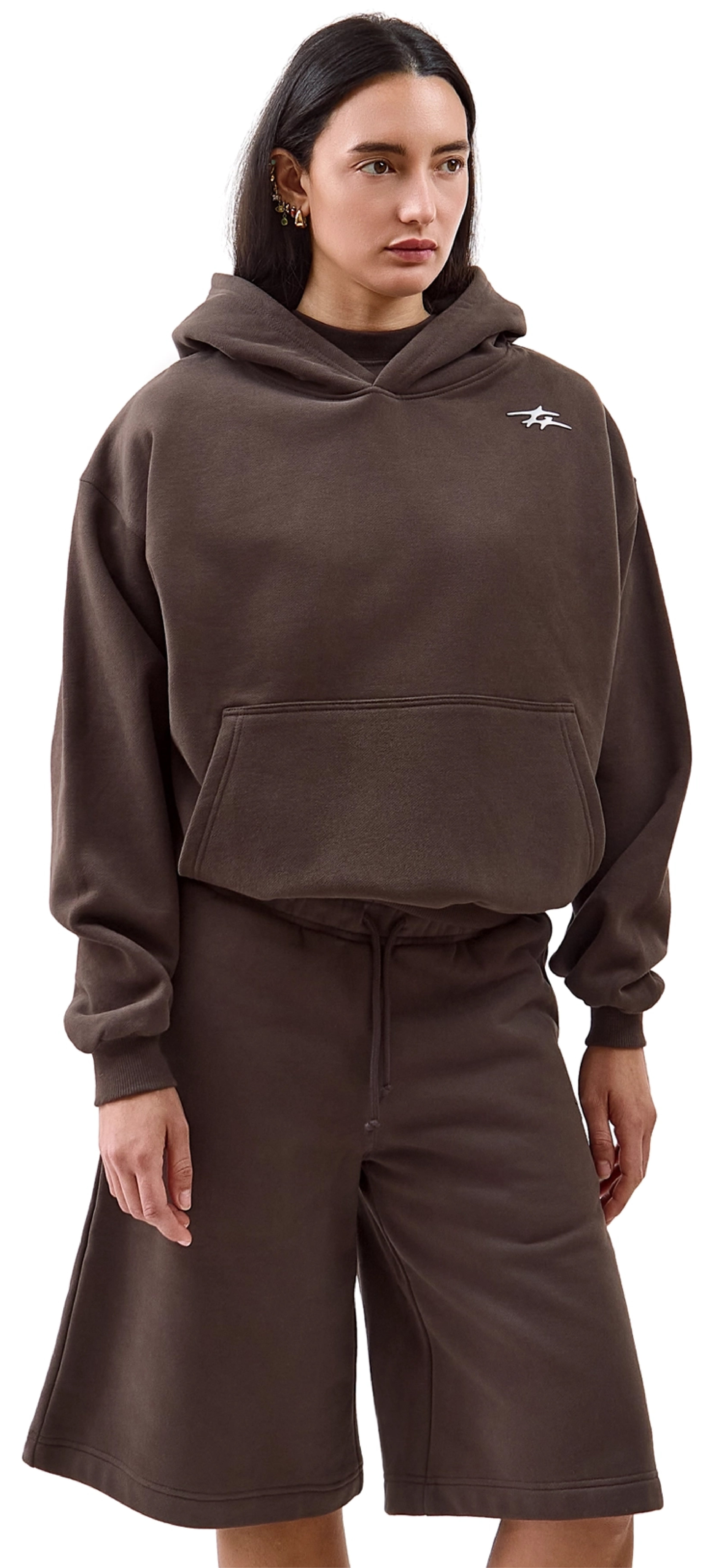 SKIN HOODIE BROWN