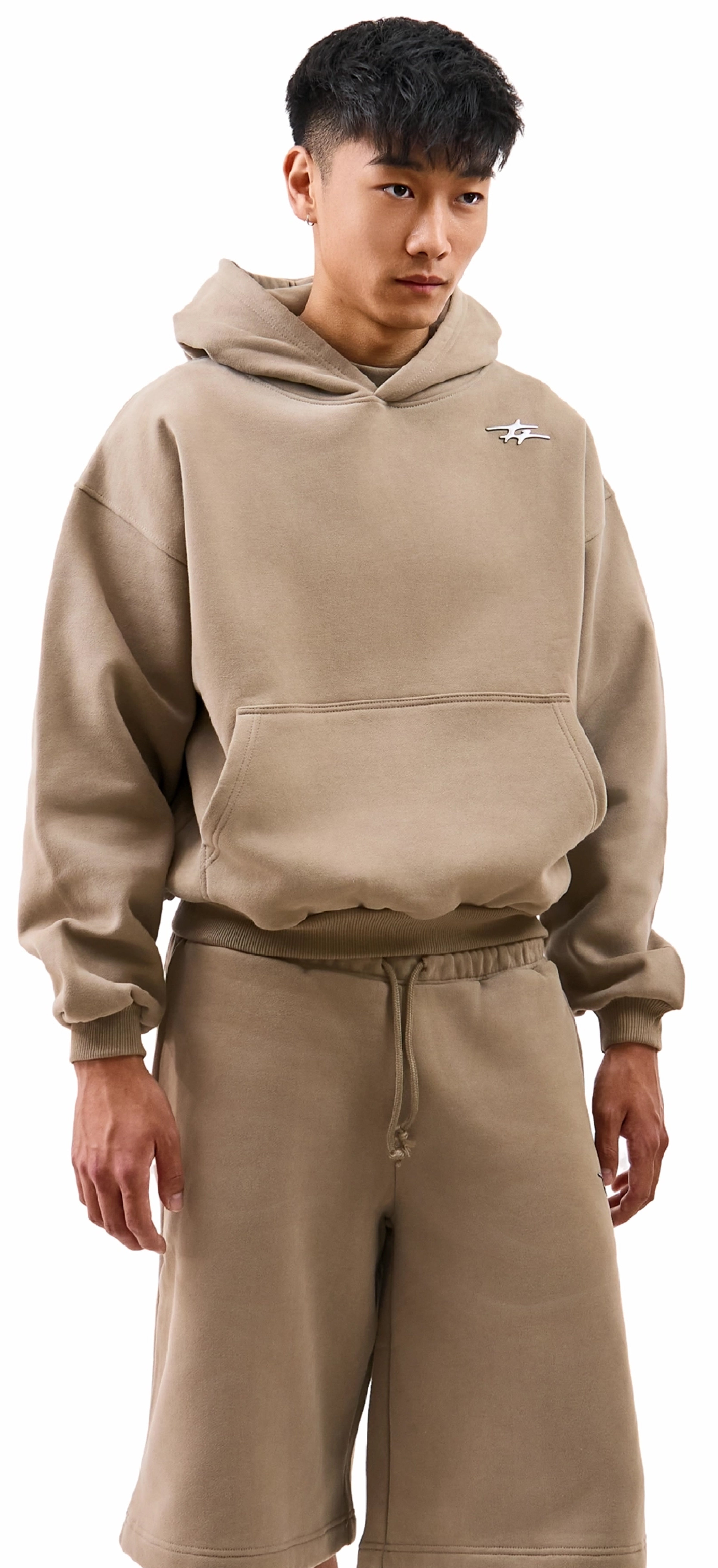 SKIN HOODIE CAMEL