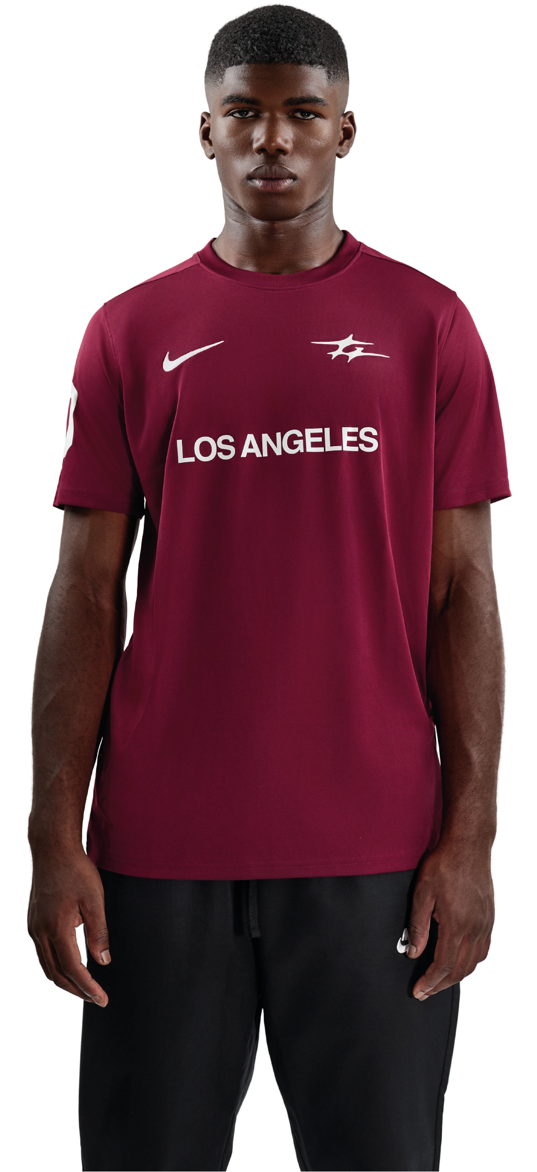 NIKE TEE BURGUNDY