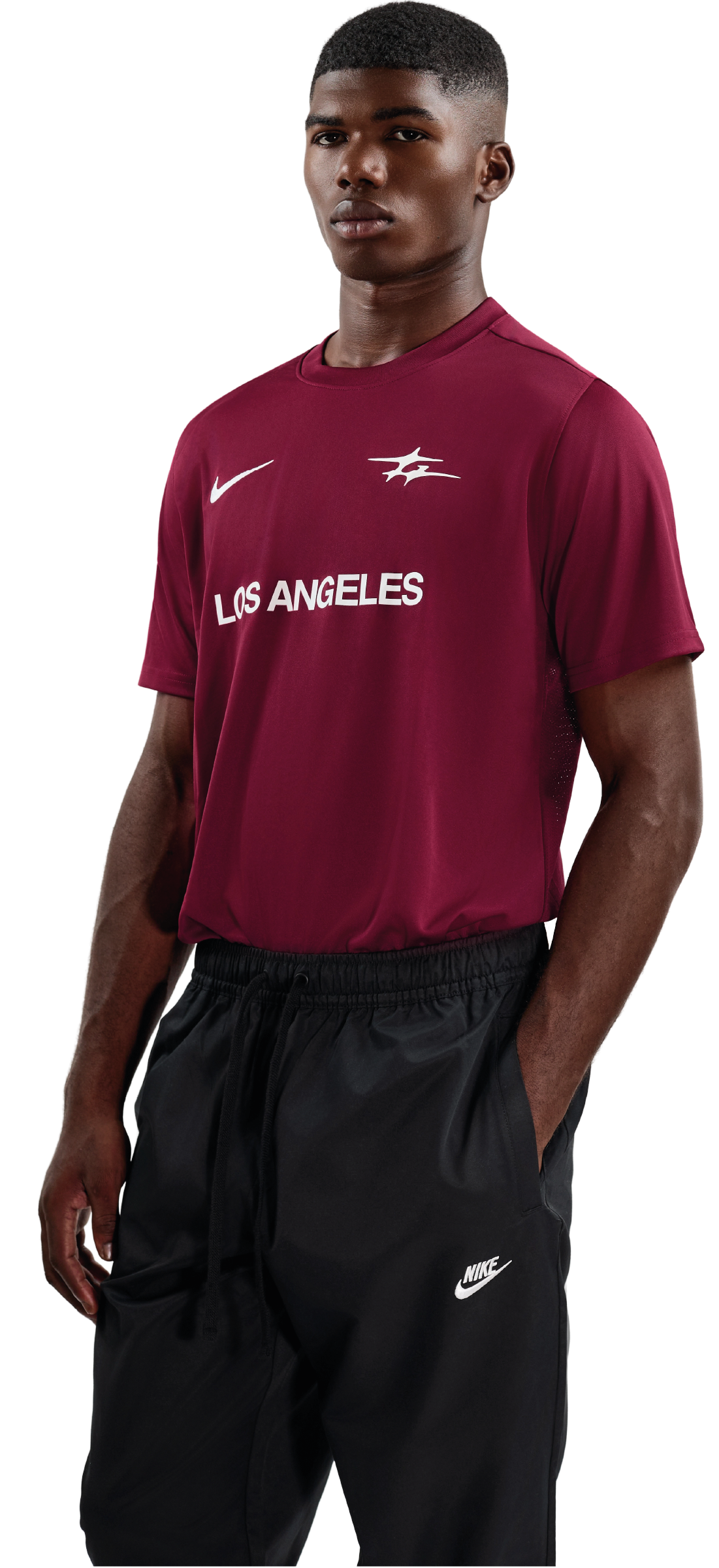 NIKE TEE BURGUNDY